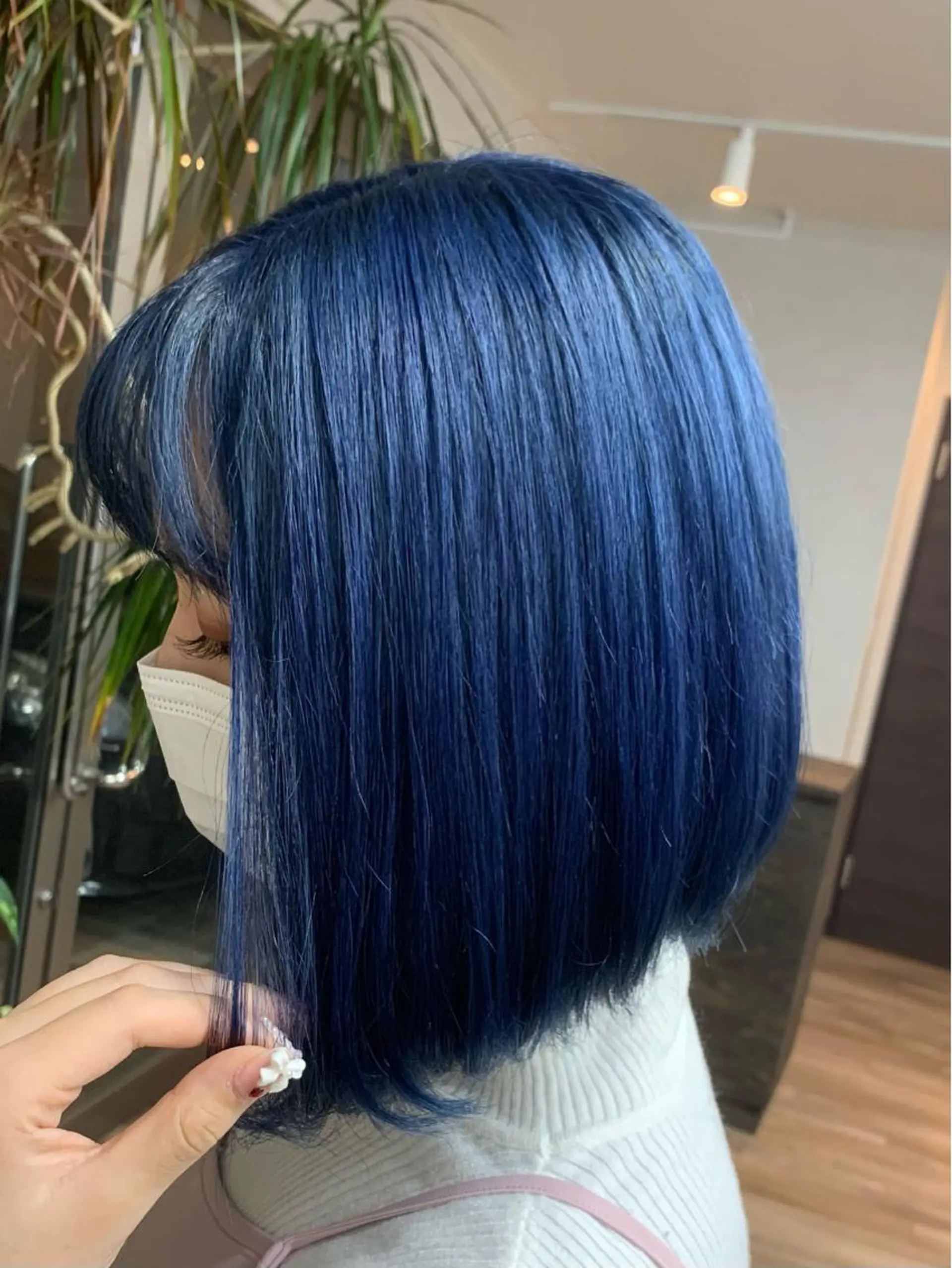 ショート カラー バレイヤージュ ブリーチ ケアブリーチ ダブルカラー イヤリングカラー 🌷かわばた めい🌷のヘアスタイル
