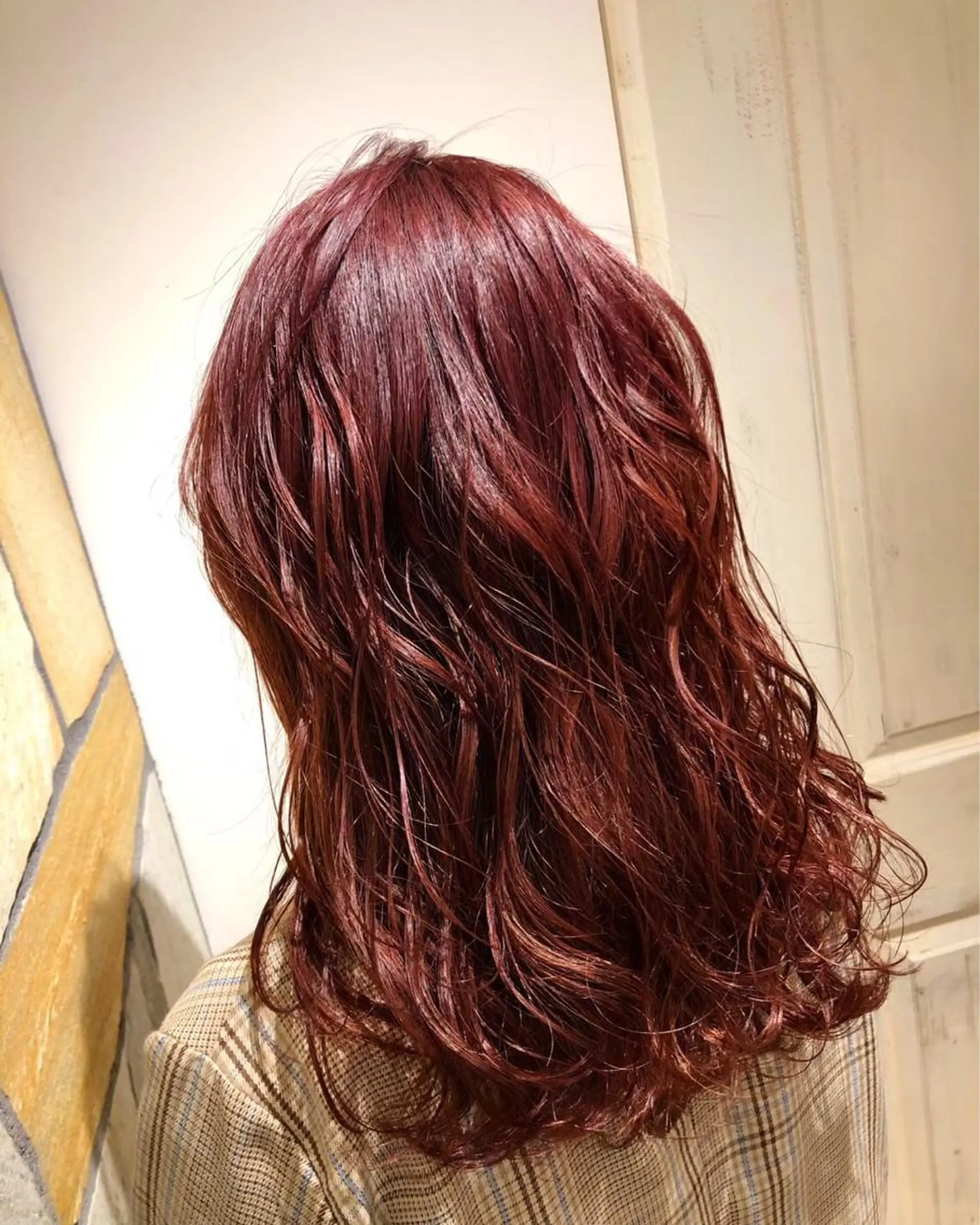 セミロング カラー パーマ 美髪✨髪質改善特化 🦩対馬🦩のヘアスタイル