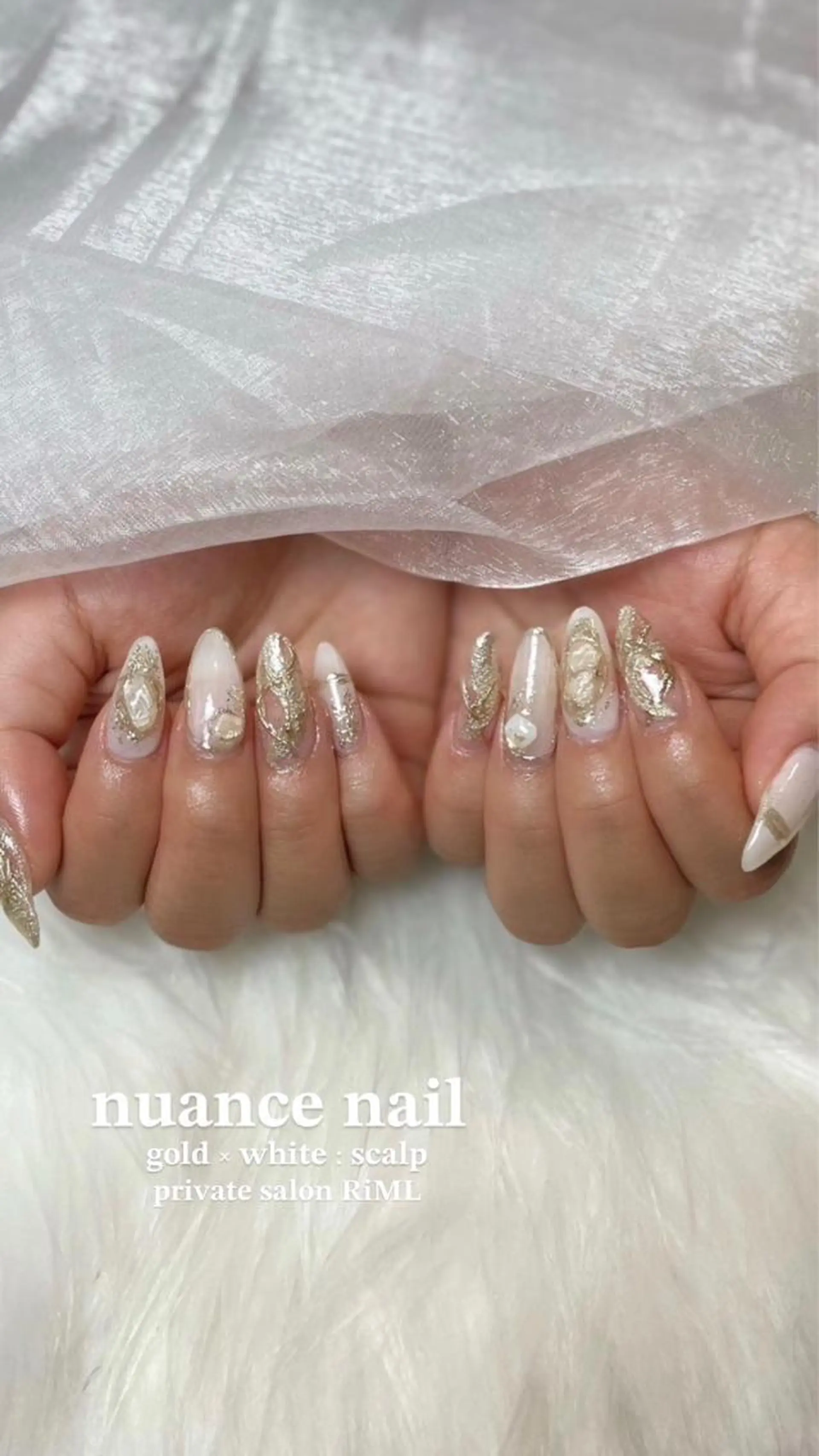 ロング ネイル ハンドネイル salon RiMLのネイルデザイン