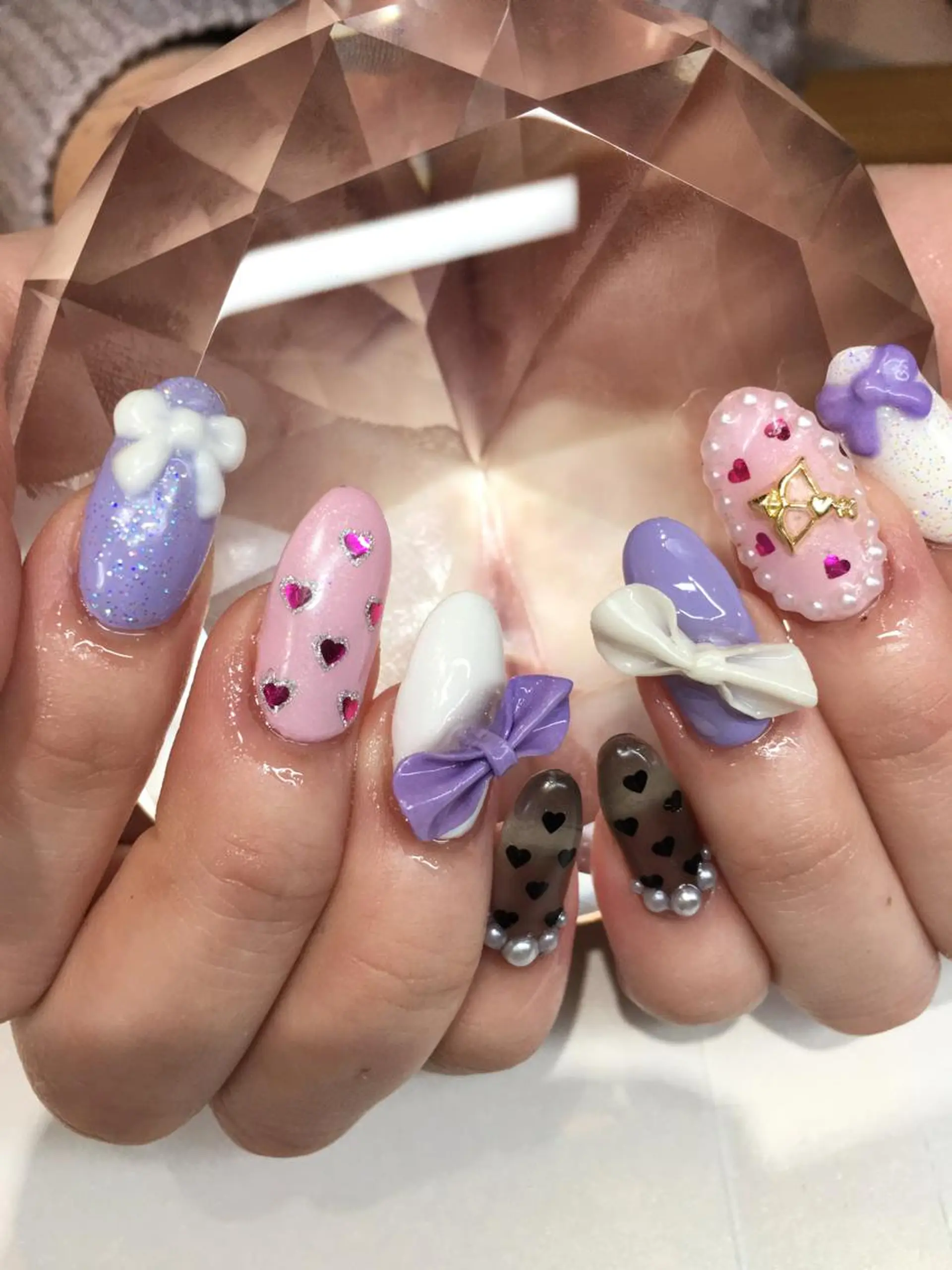 ネイル 持ち込み ハンドネイル glow_ nailのネイルデザイン
