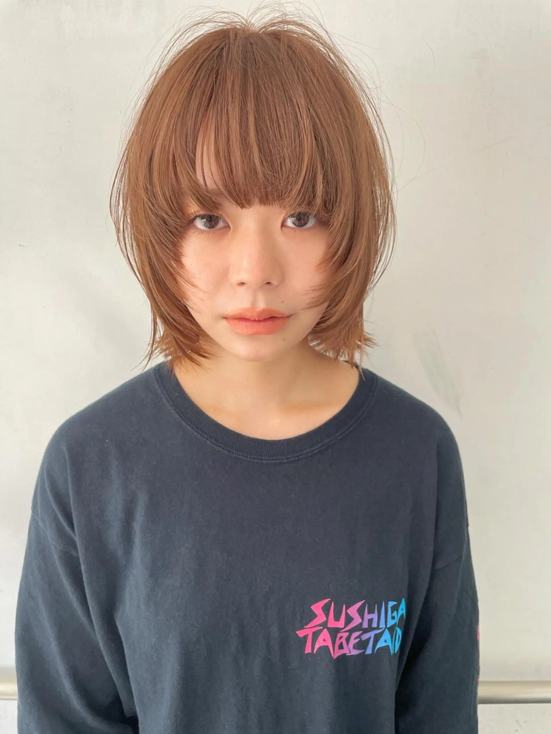 ショート カラー ヘアアレンジ 丸山渉/パーマ エフェクトブリーチのヘアスタイル