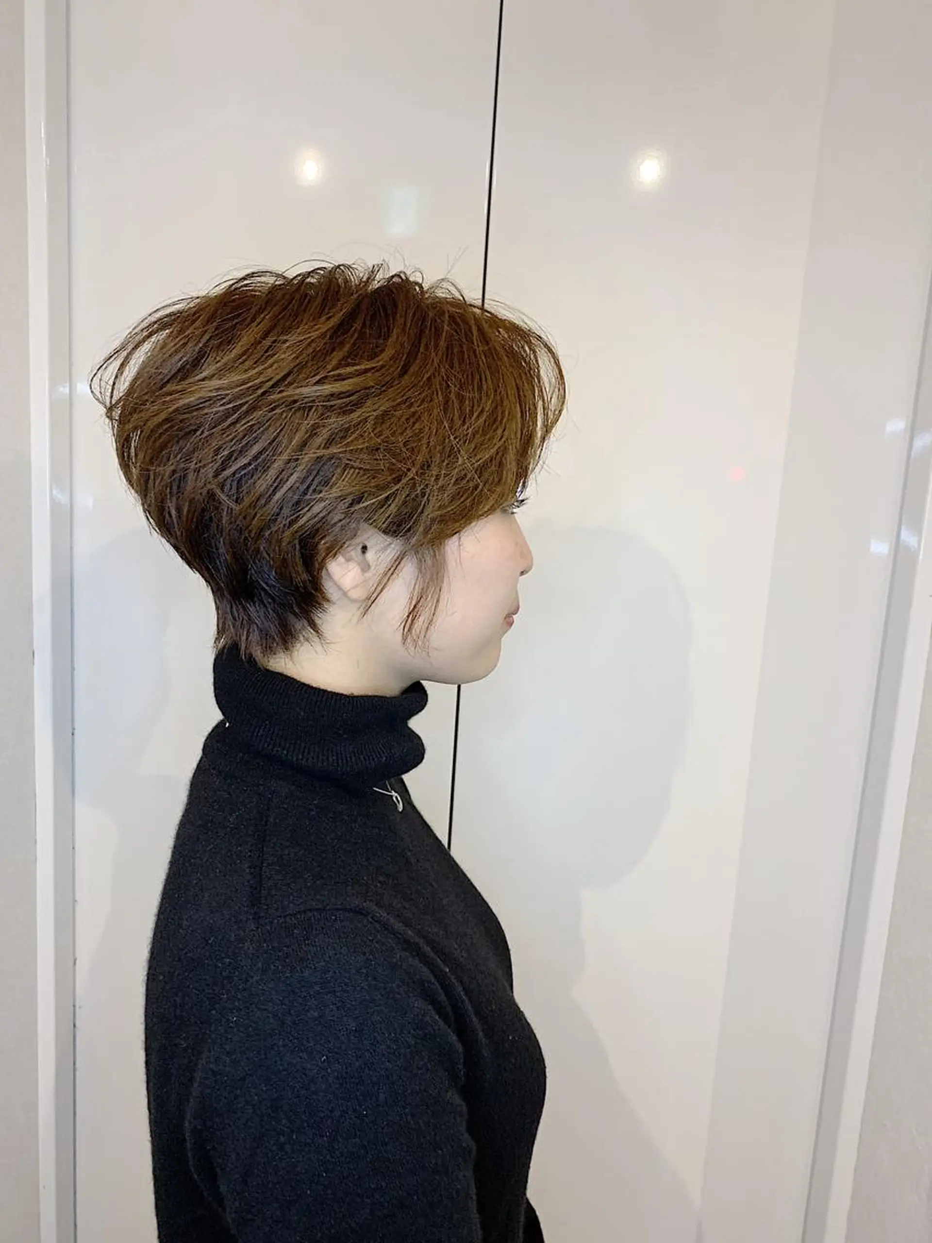 ショート カラー カラー特化サロン大阪 ルービック江坂/新城のヘアスタイル