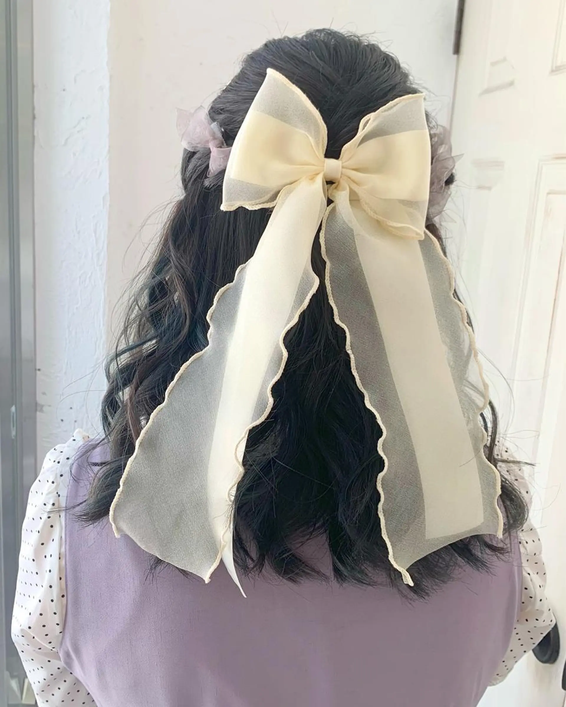 セミロング ヘアアレンジ タナカ マナミのヘアスタイル
