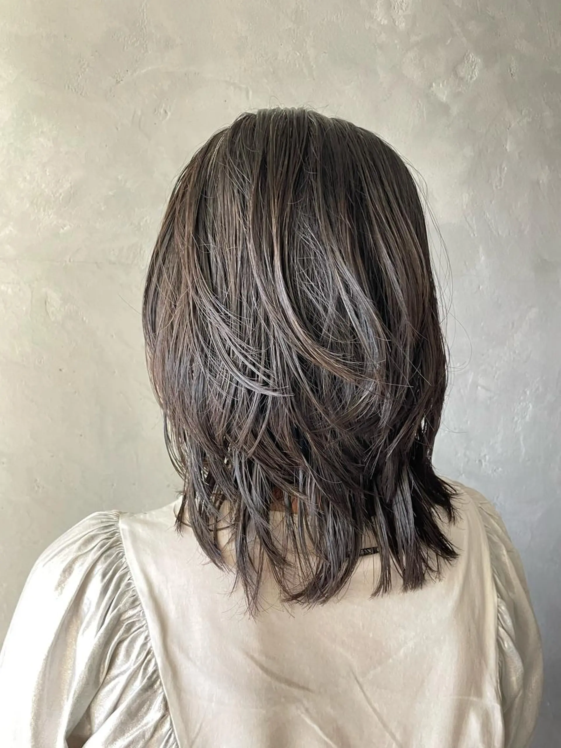 ミディアム SALOWIN大宮東口店所属・骨格補正カット✂︎ 🌟菅野陽介🌟のヘアスタイル
