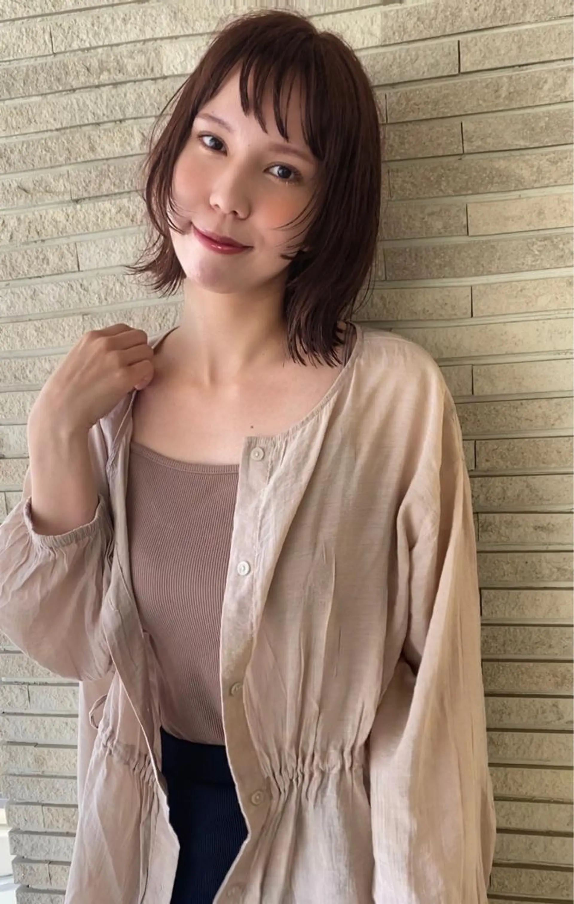 ミディアム カラー イルミナカラー カット ヘアカラー トリートメント grand juteのヘアスタイル