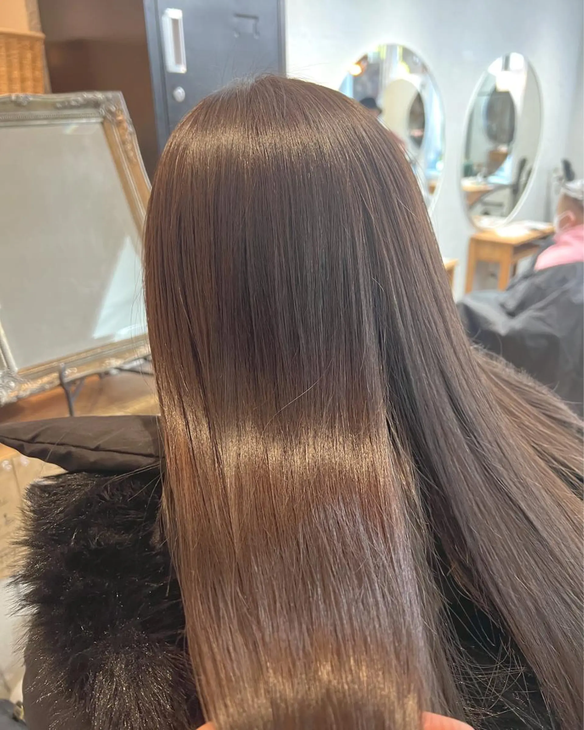 ロング 髪質改善 縮毛矯正 ヘアカラー 縮毛矯正 髪質改善/縮毛矯正/ 超高濃度水素ケアのヘアスタイル