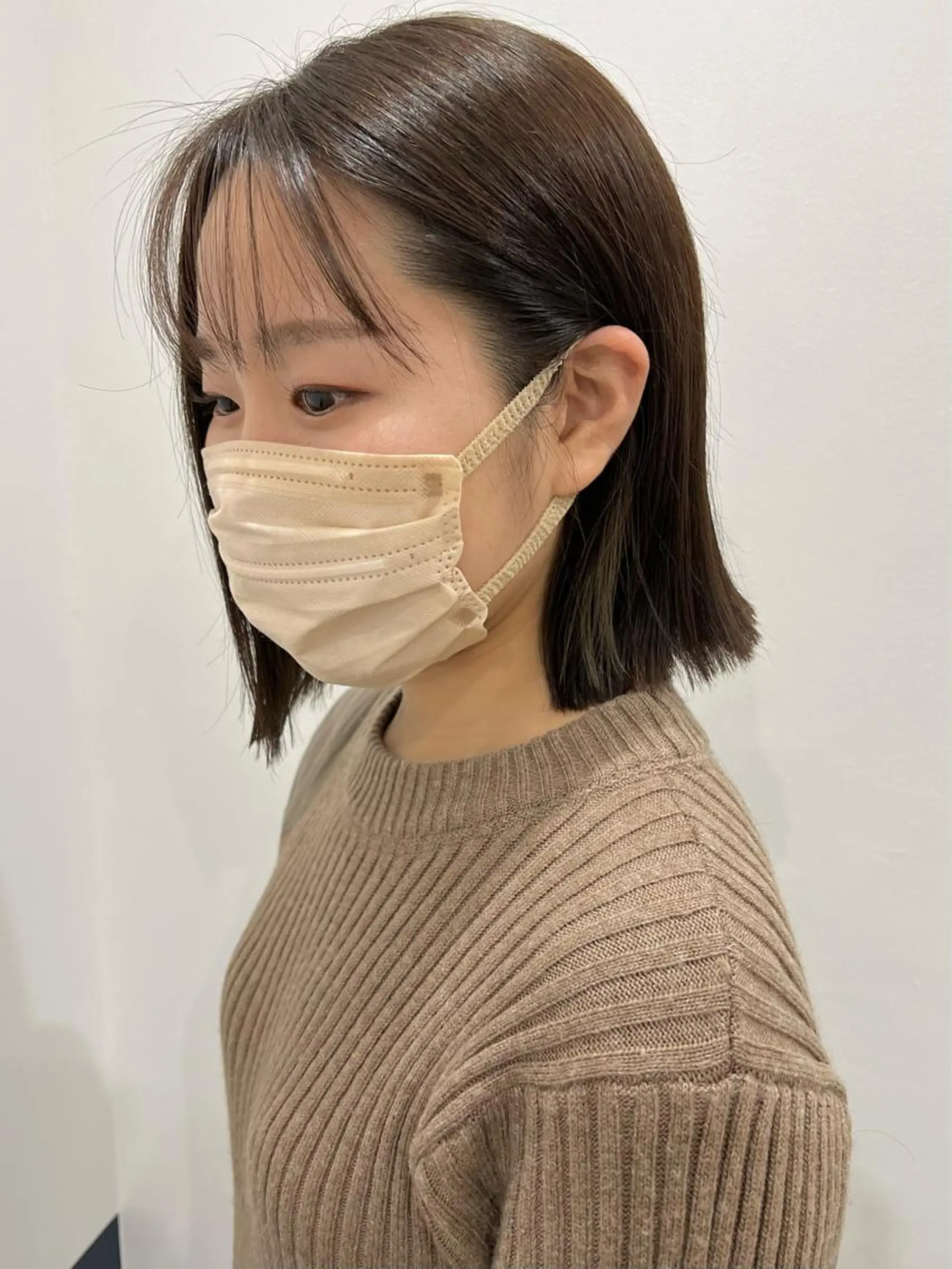 ミディアム カラー ヘアアレンジ カット ヘアカラー トリートメント IVY joure Suzu.のヘアスタイル