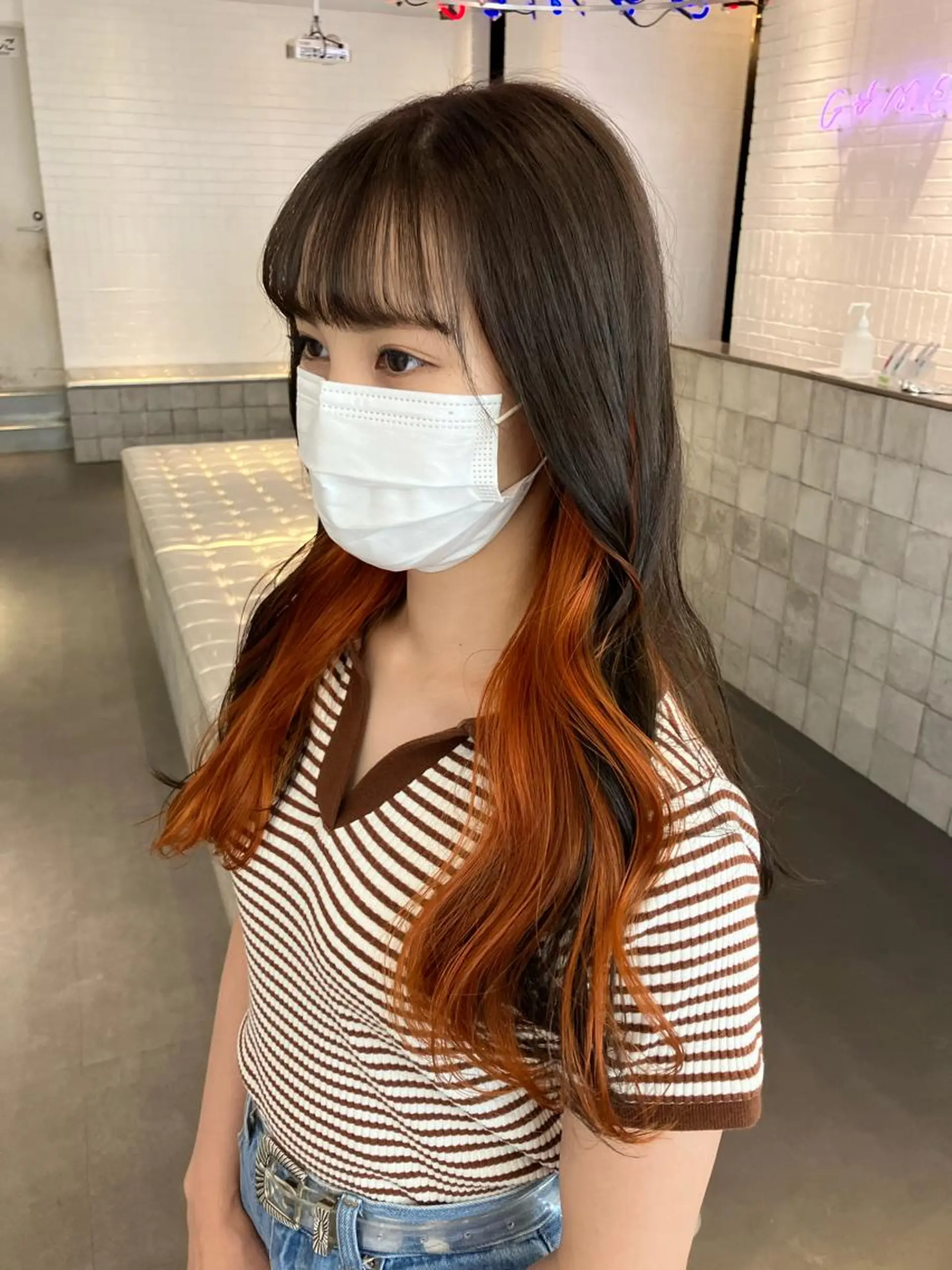 ロング カラー ヘアカラー トリートメント ヘアセット 🥣ミコト/ウルフ ハイトーン特化🥣のヘアスタイル