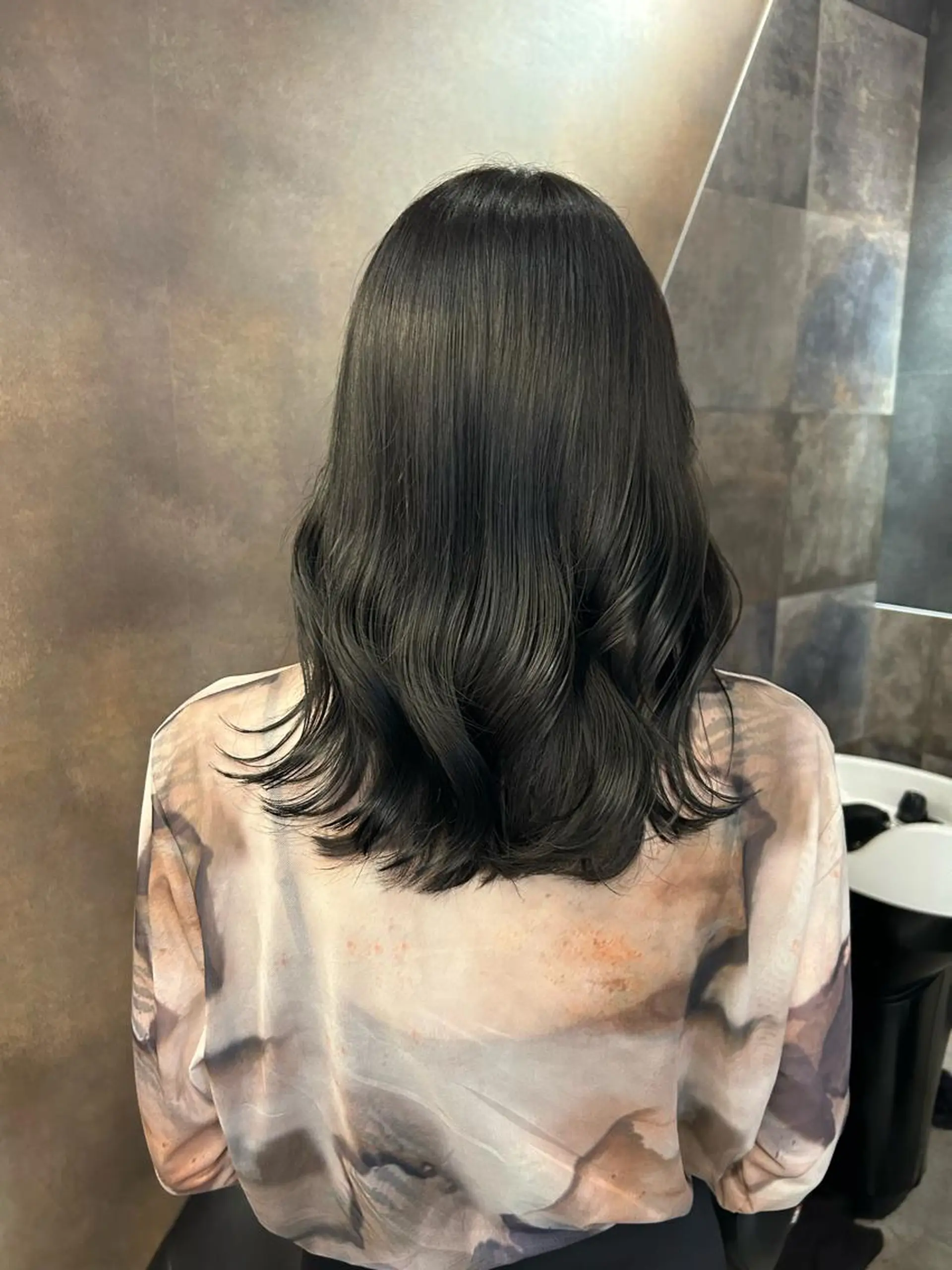 ロング カラー ベージュカラー 透明感カラー オリーブベージュ ピンクカラー ピンクベージュ カット ヘアカラー GO TODAY SHAiRE SALON所属・SAKINO． ベージュカラーのヘアスタイル