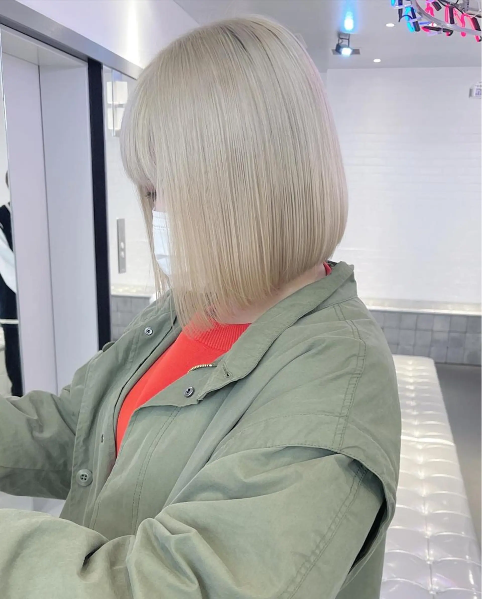 ミディアム カット ヘアカラー エクステ 🌈game🌈 下北沢店のヘアスタイル