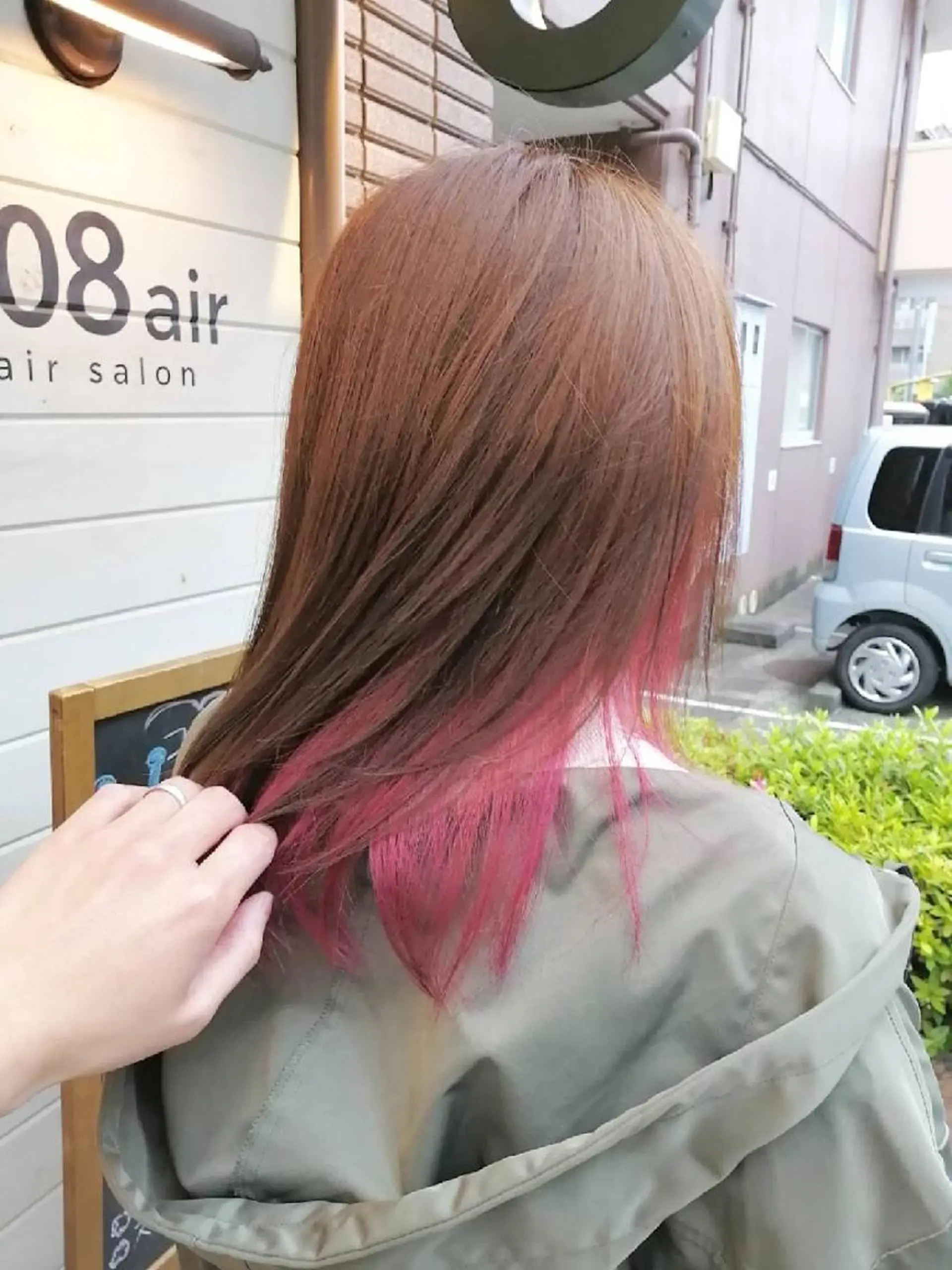 セミロング カラー 木村 昇のヘアスタイル