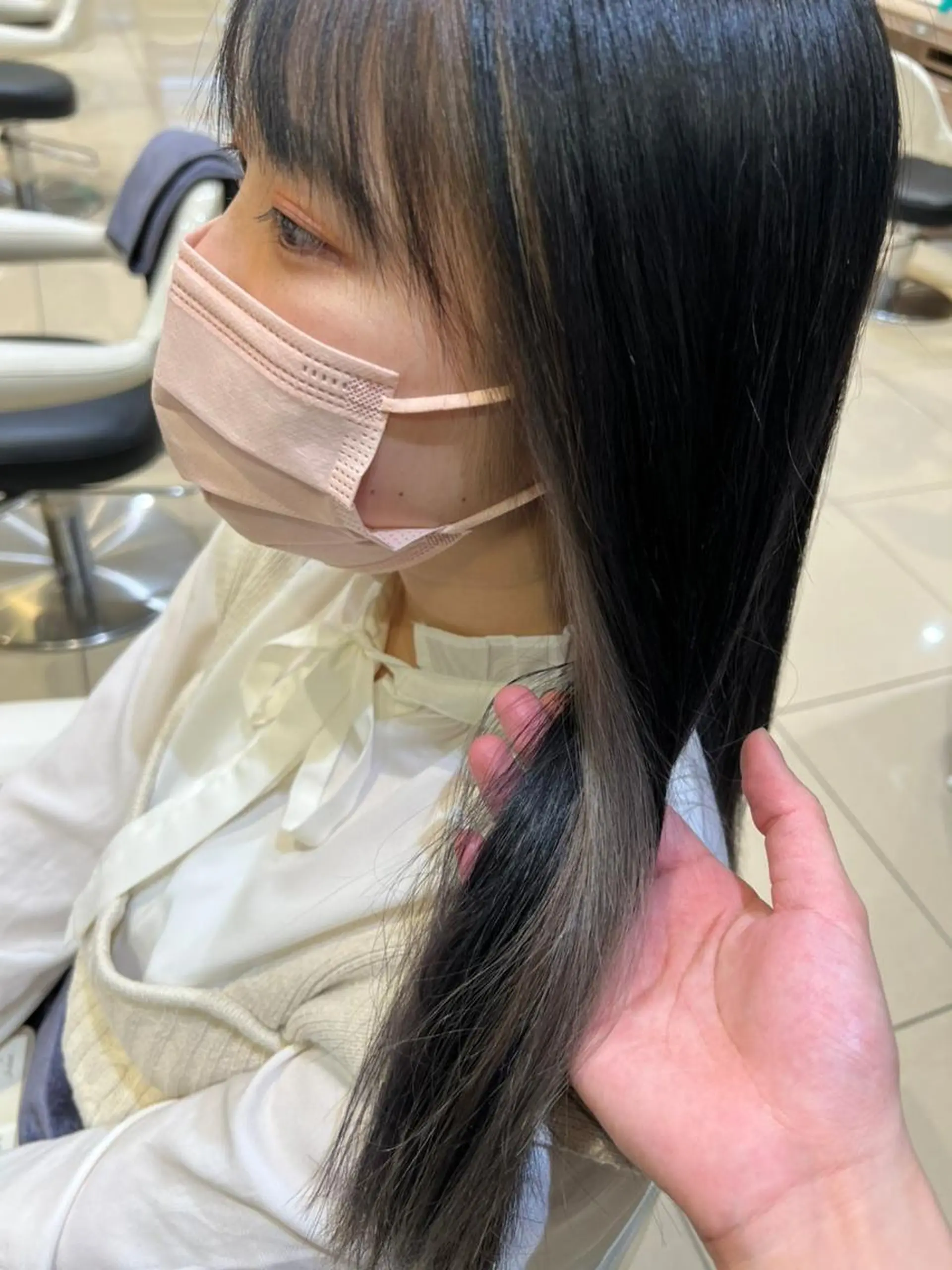 ロング カラー カット ヘアカラー まとまる艶髪艶カラー 🎀内田さわか💛のヘアスタイル