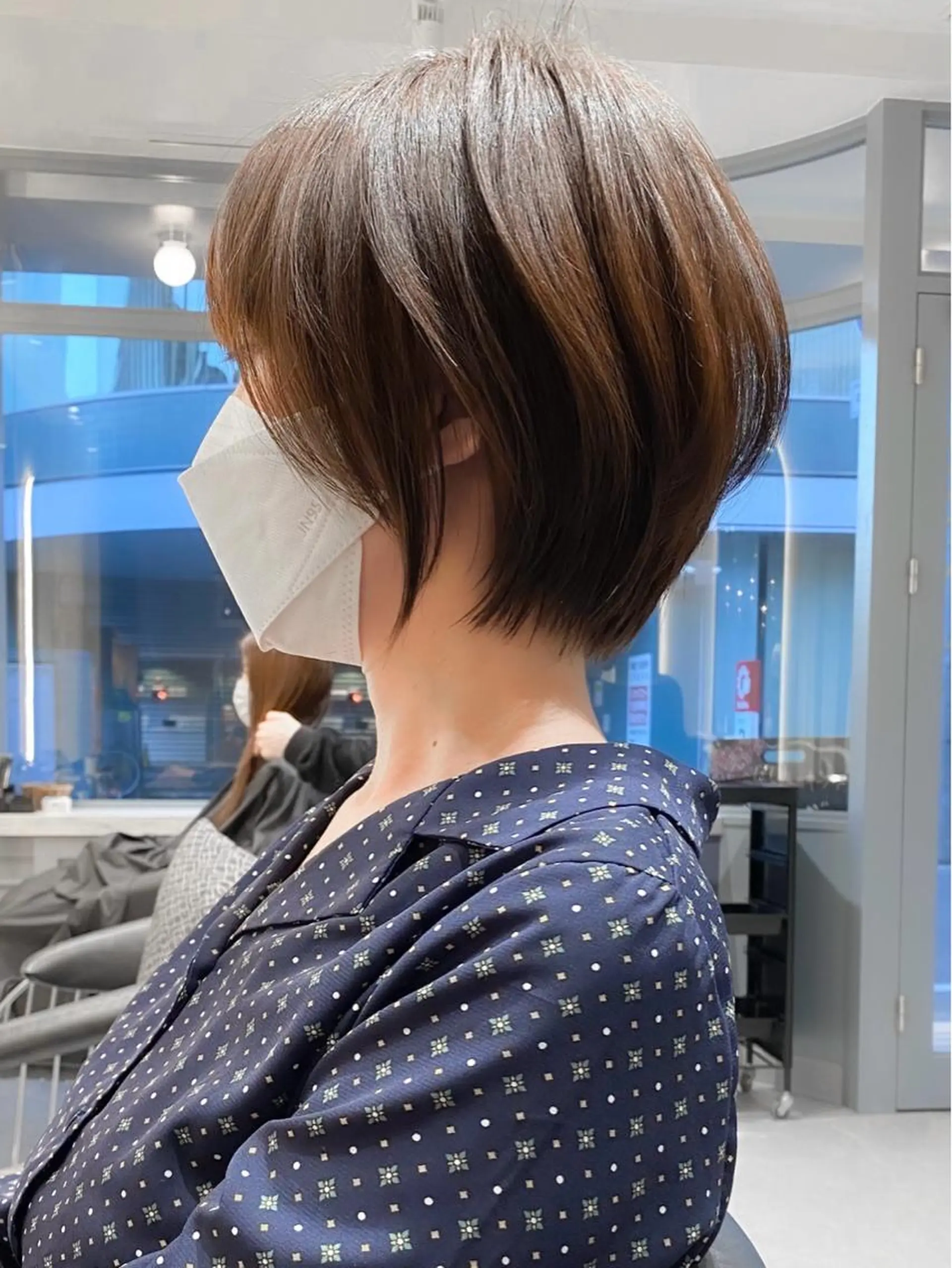 ショート カラー ショートボブ ボブ ショートヘア カット ヘアカラー トリートメント ショート ショートボブ斉藤航人のヘアスタイル