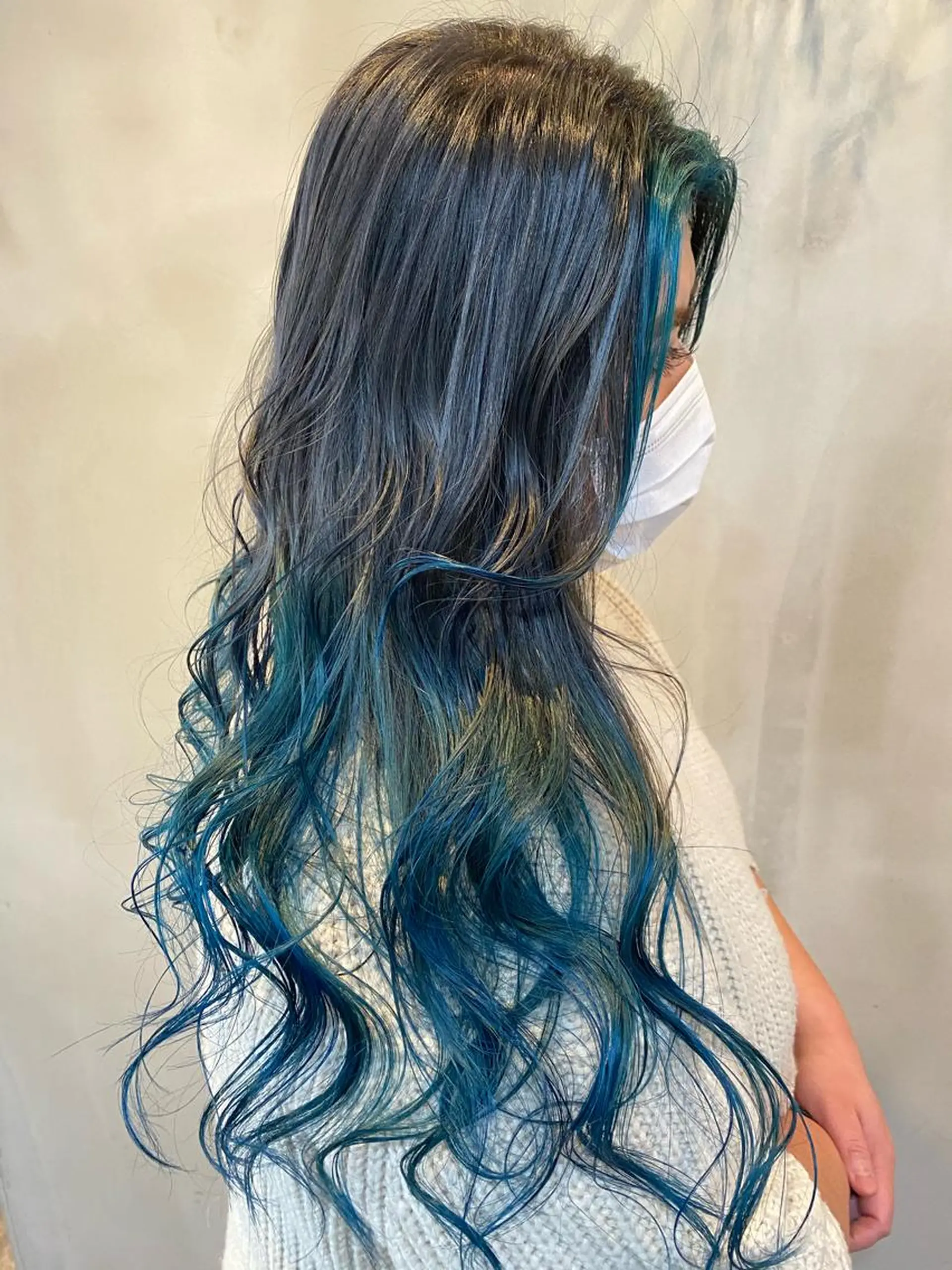 ロング ヘアカラー トリートメント sail所属・sail ミウのヘアスタイル