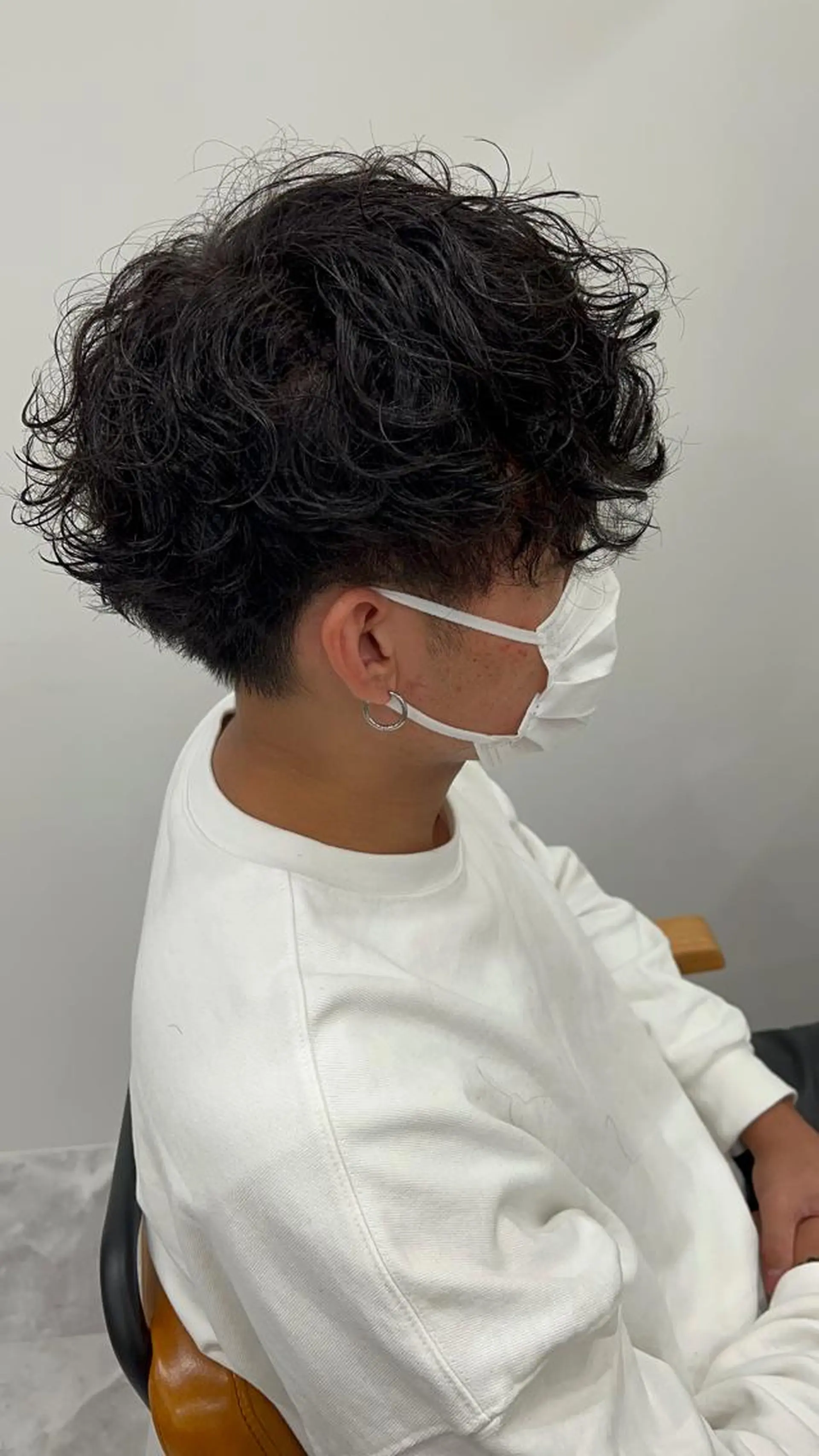 ショート パーマ スパイラルパーマ カット パーマ SHIAN立川 及川望のヘアスタイル