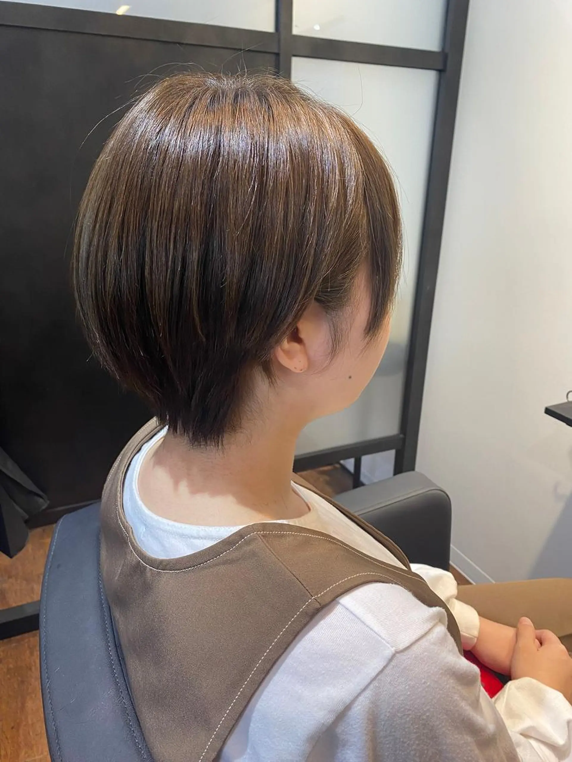 セミロング ヘアアレンジ パーマ カラー セミロングパーマ アディクシーカラー アッシュ バレイヤージュ ミストバング カット ヘアカラー 【N°deseo】 吉祥寺のヘアスタイル