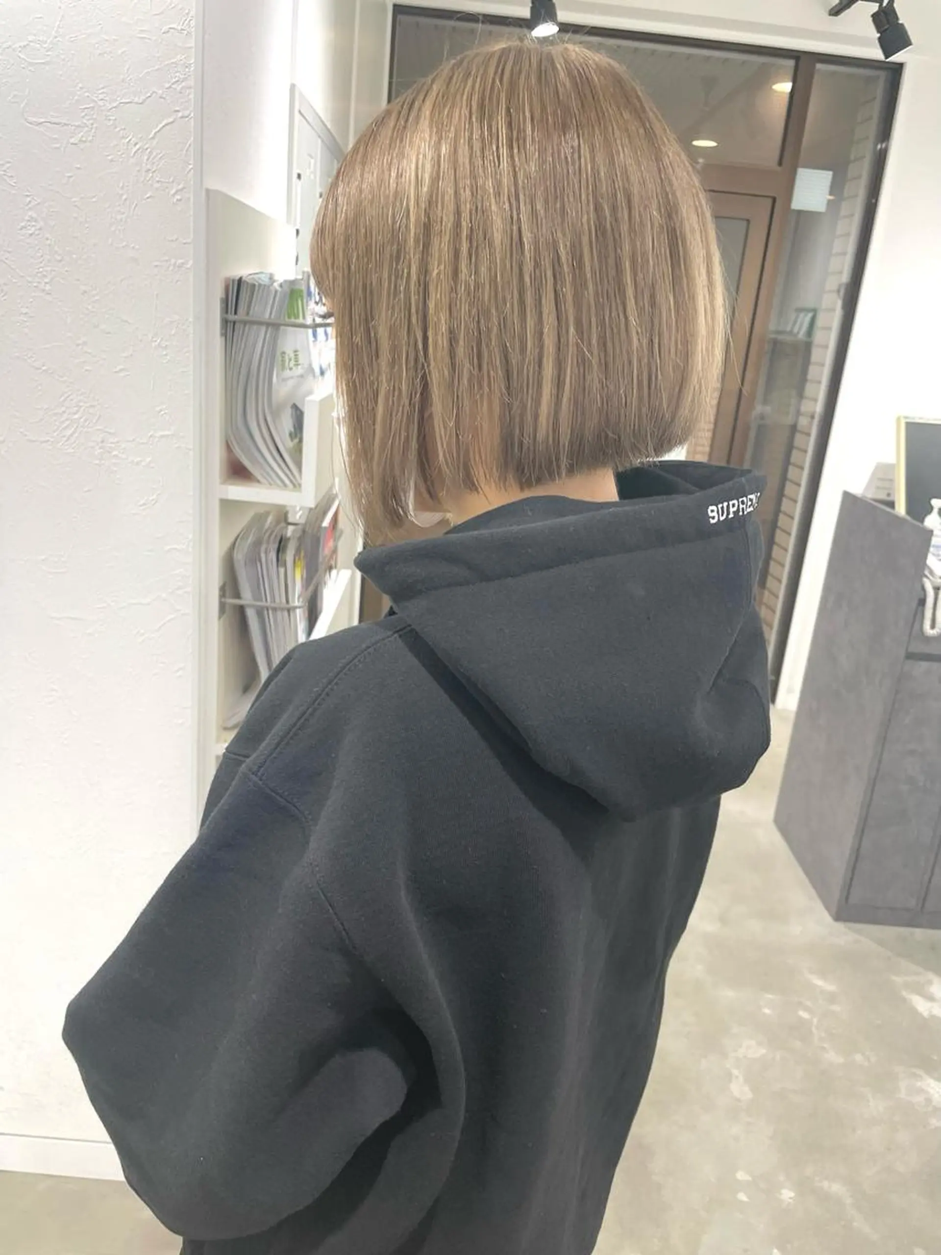 ミディアム カラー ハイトーンカラー ヘアカラー 2nd所属・🤍2nd🤍田所 美希のヘアスタイル