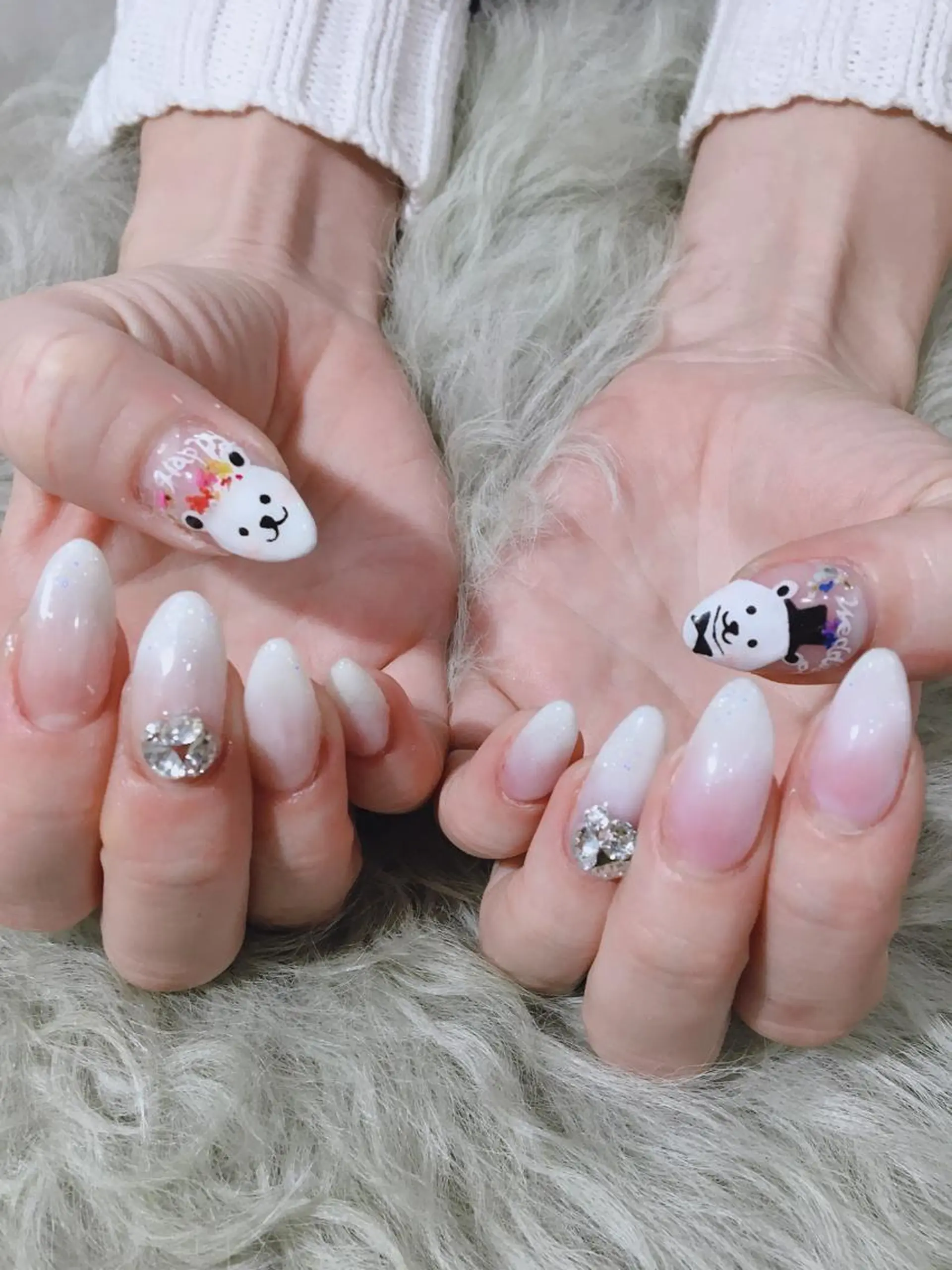 ネイル アートネイル ブライダルネイル Nailsalon Charis.yuのネイルデザイン