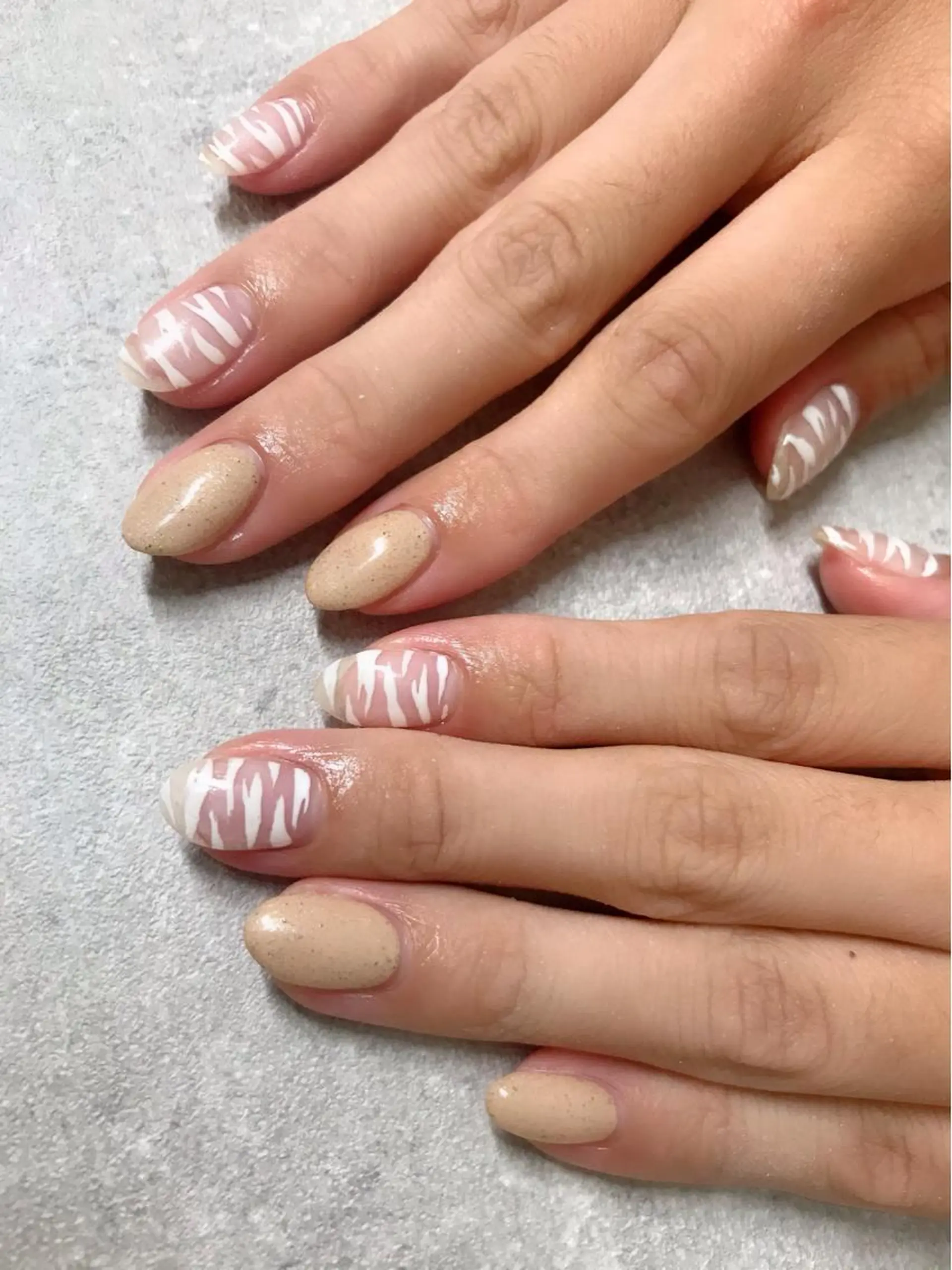 ネイル アートネイル ニュアンスネイル Olive nail salon所属・kawaguchi yukiのネイルデザイン