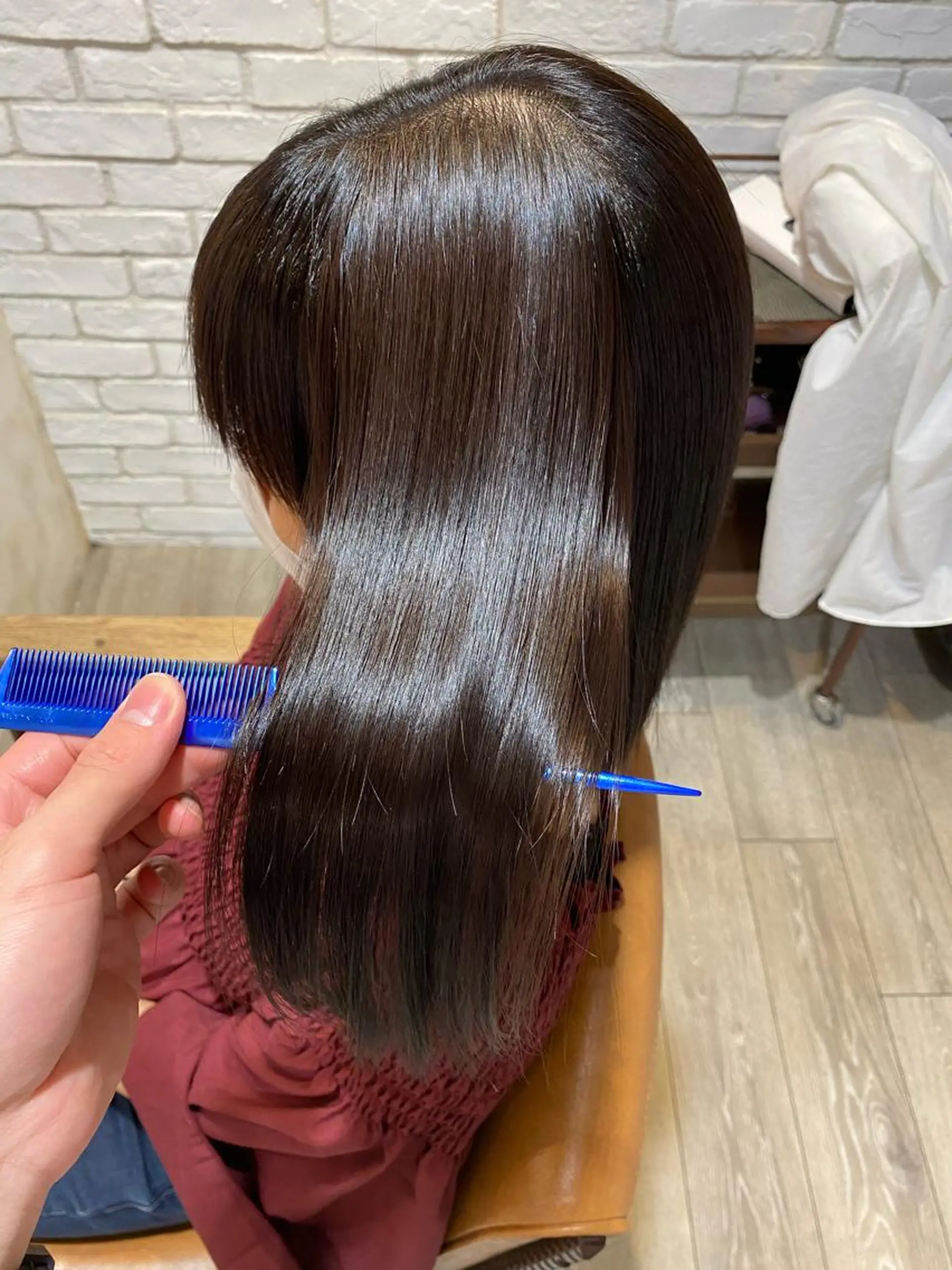 カラー パーマ 縮毛矯正 安部 真輝のヘアスタイル