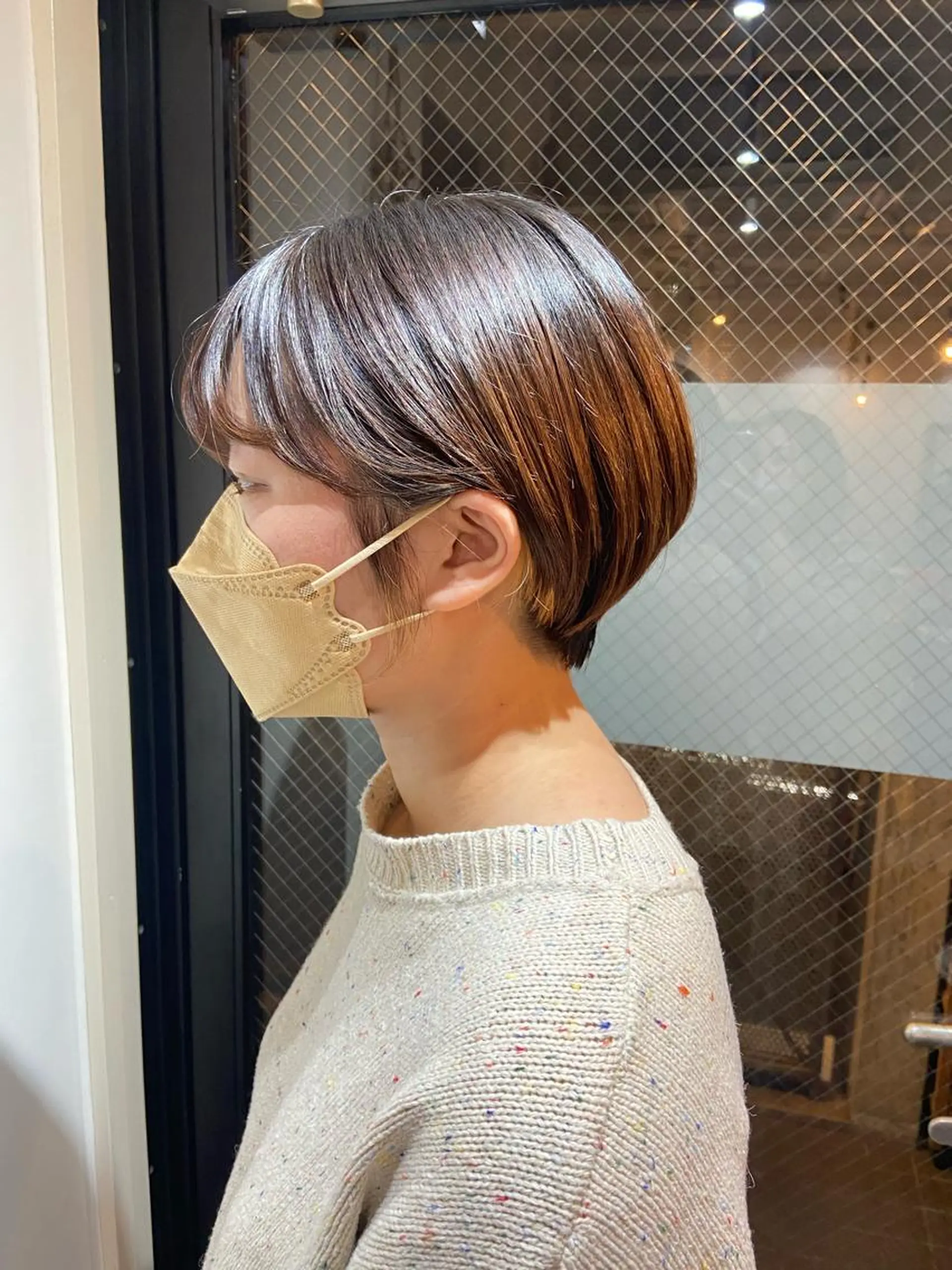 ショート 丸みショート ショートヘア Lamana所属・透明感カラー/ 加瀬たまものヘアスタイル