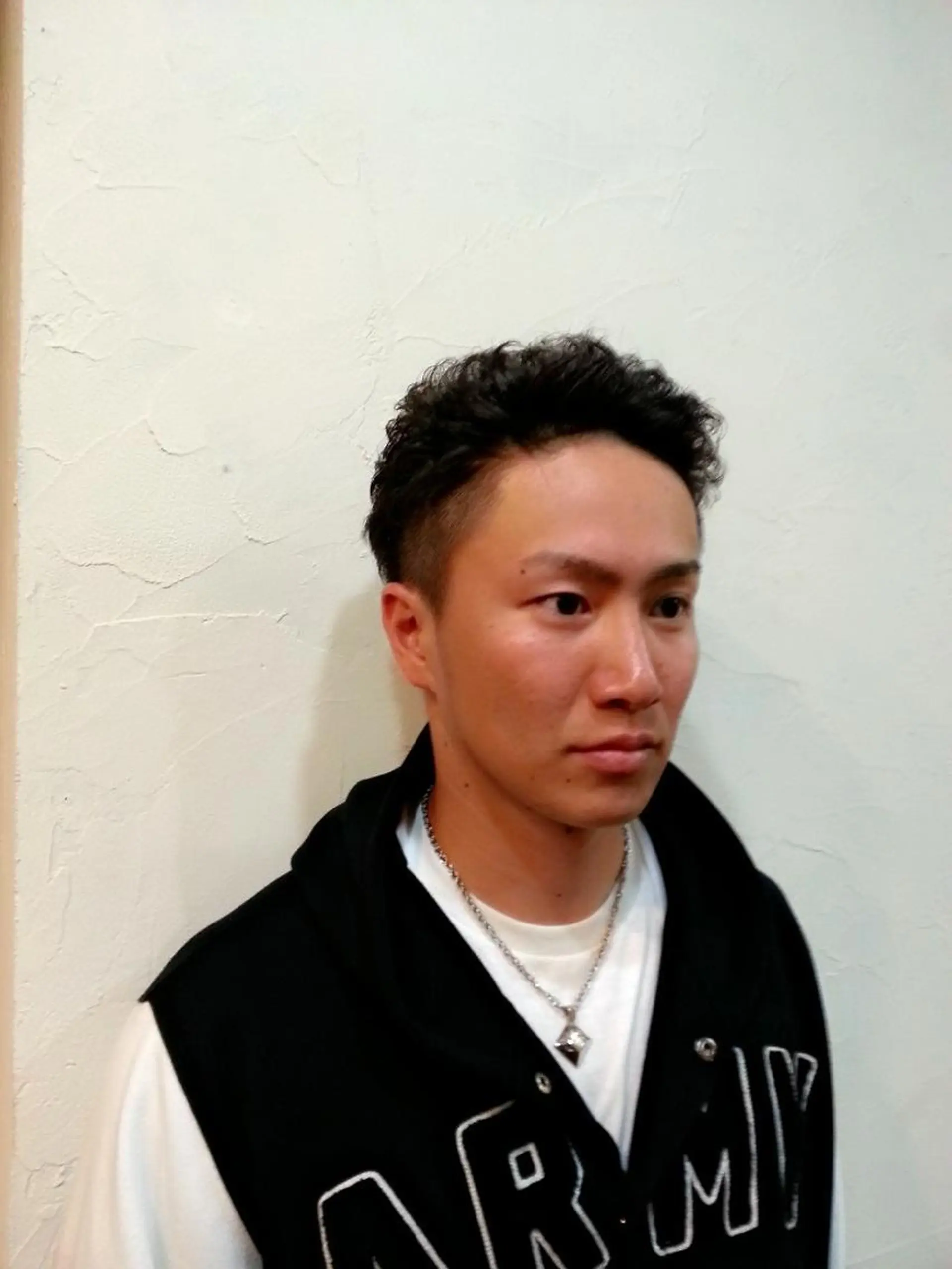 メンズ パーマ Replica上大岡店所属・藤本正幸 /ショートボブのヘアスタイル
