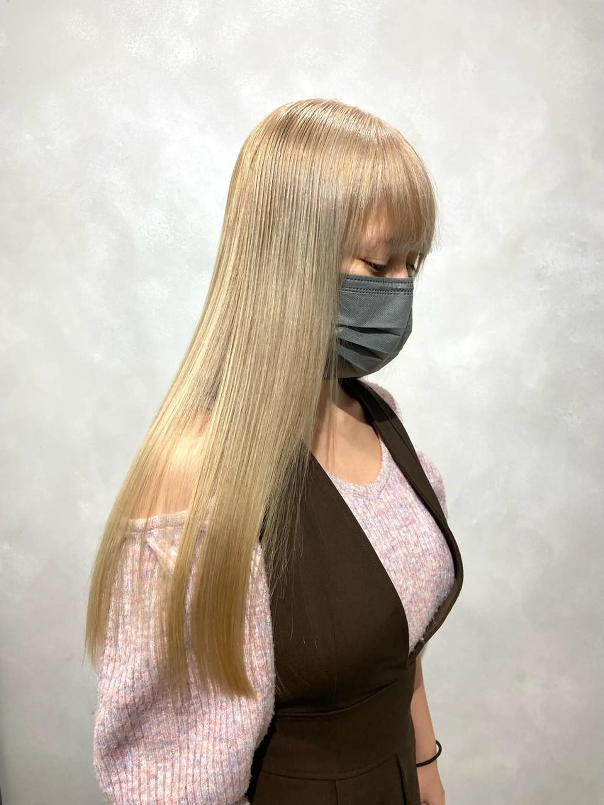 ロング カラー パーマ ヘアアレンジ メンズ キッズ ネイル マツエク・マツパ アイブロウ カット ヘアカラー トリートメント 🌟代表 Yuito🌟のヘアスタイル