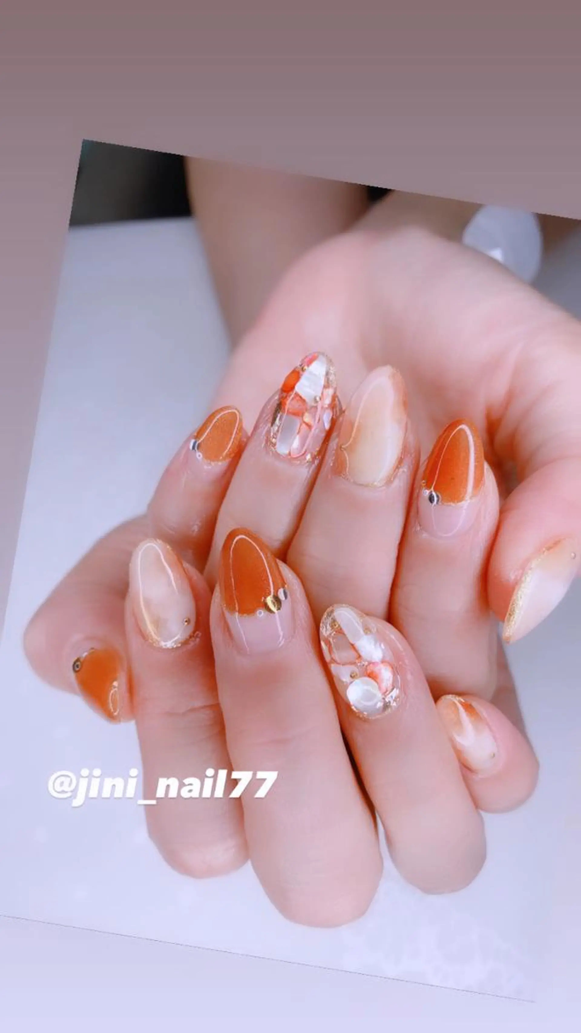 ネイル ハンドネイル JINI NAIL所属・ジニ ネイルのネイルデザイン