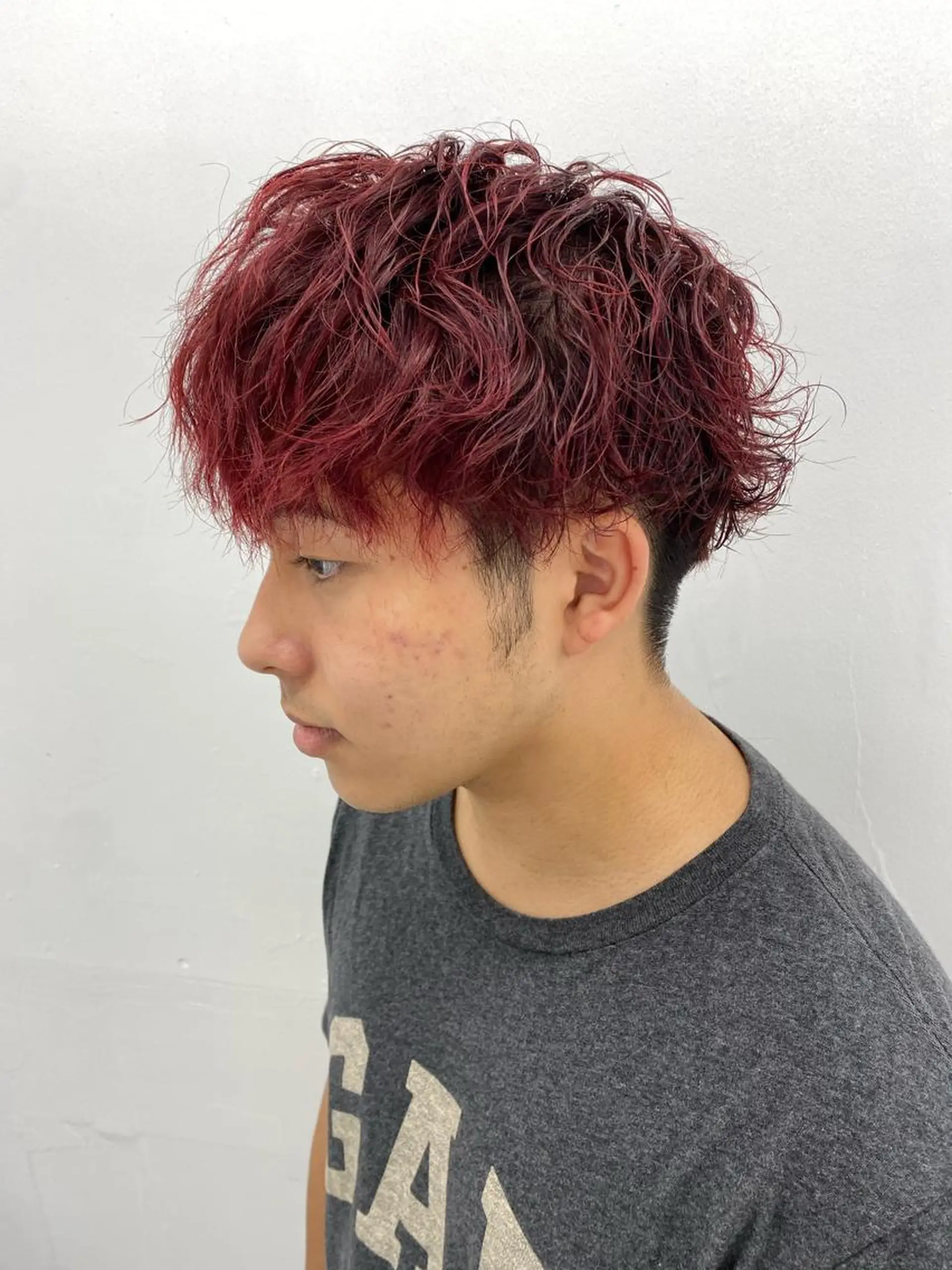 メンズ メンズブリーチ 柏メンズパーマ特化 蛯谷  晃裕のヘアスタイル