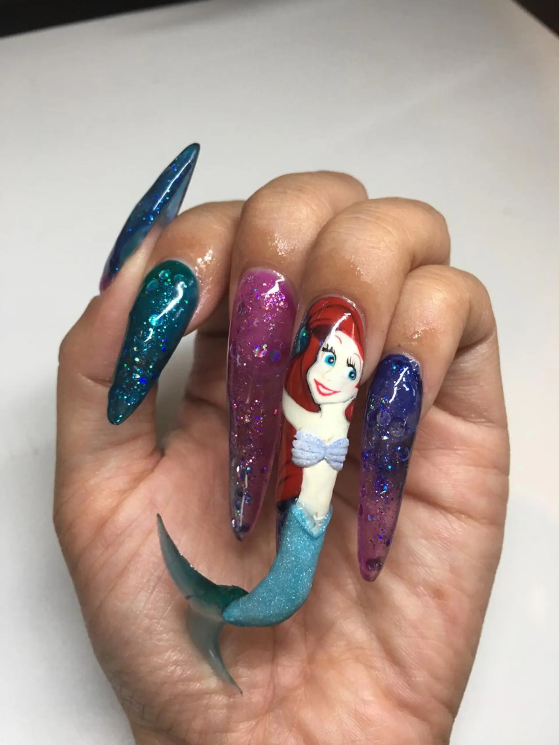 ネイル ロングネイル スカルプネイル ハンドネイル glow_ nailのネイルデザイン