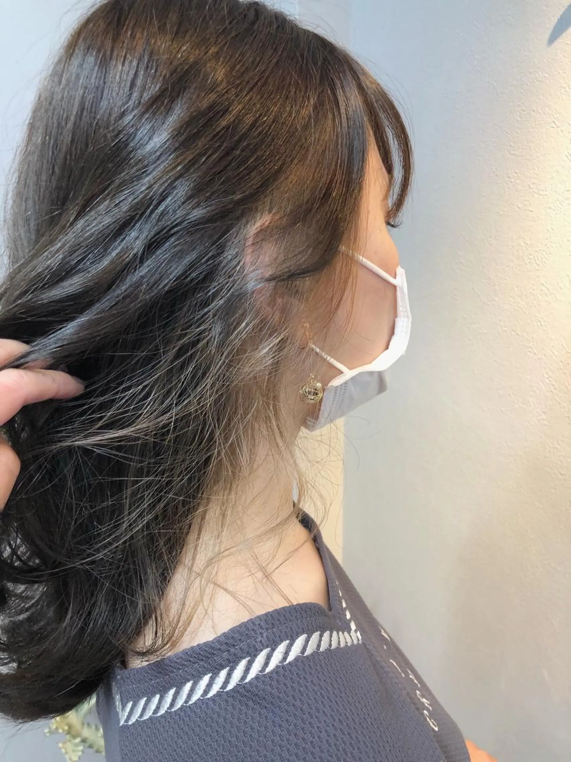 ミディアム カラー ヘアアレンジ CheRiR【シェリール】所属・cherir髪質改善 パーソナルカラー診断のヘアスタイル