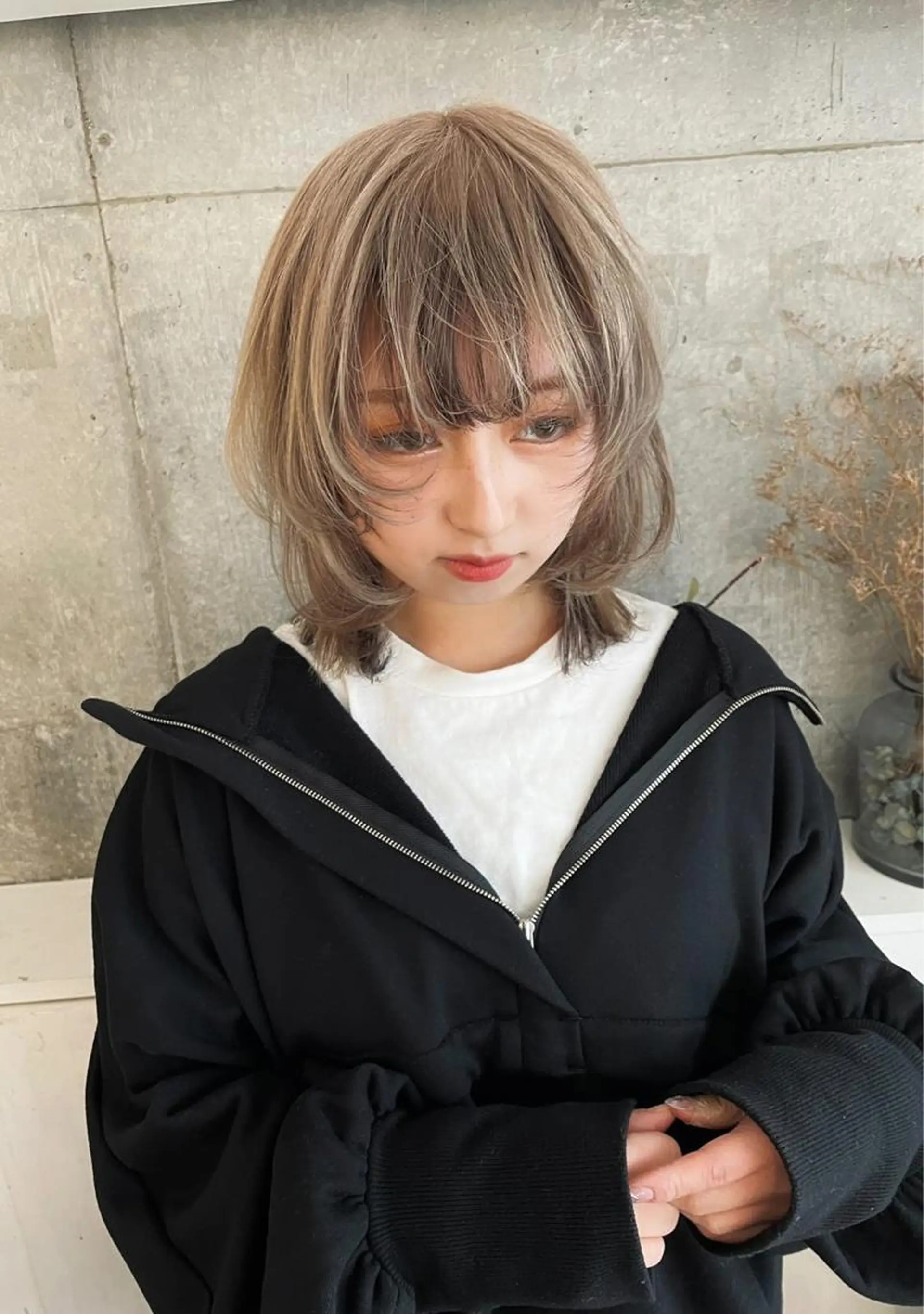 ミディアム TELA HAIR所属・武内 凌レイヤーカット🐺のヘアスタイル