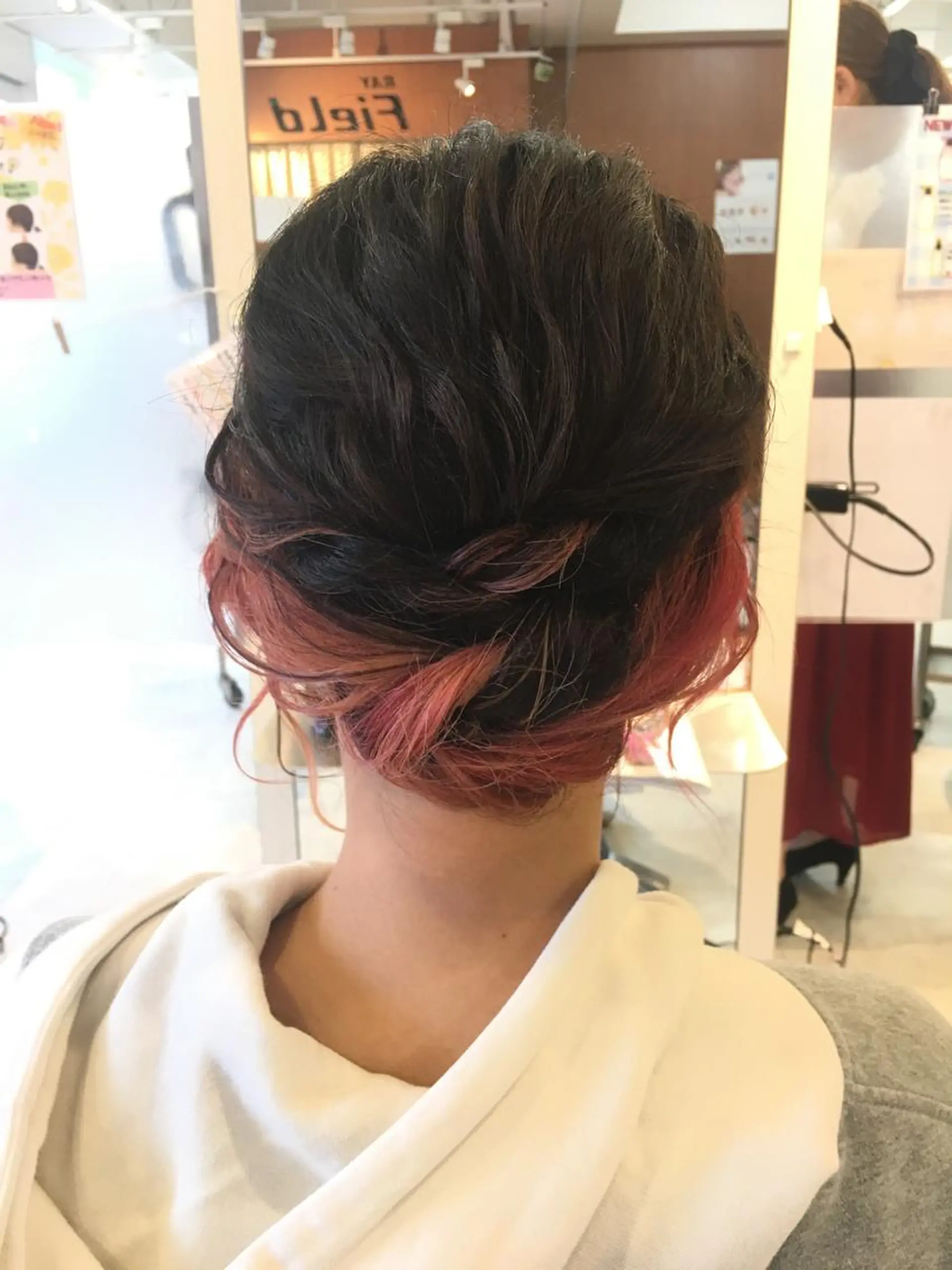 ミディアム ヘアセット 本田 卓也のヘアスタイル