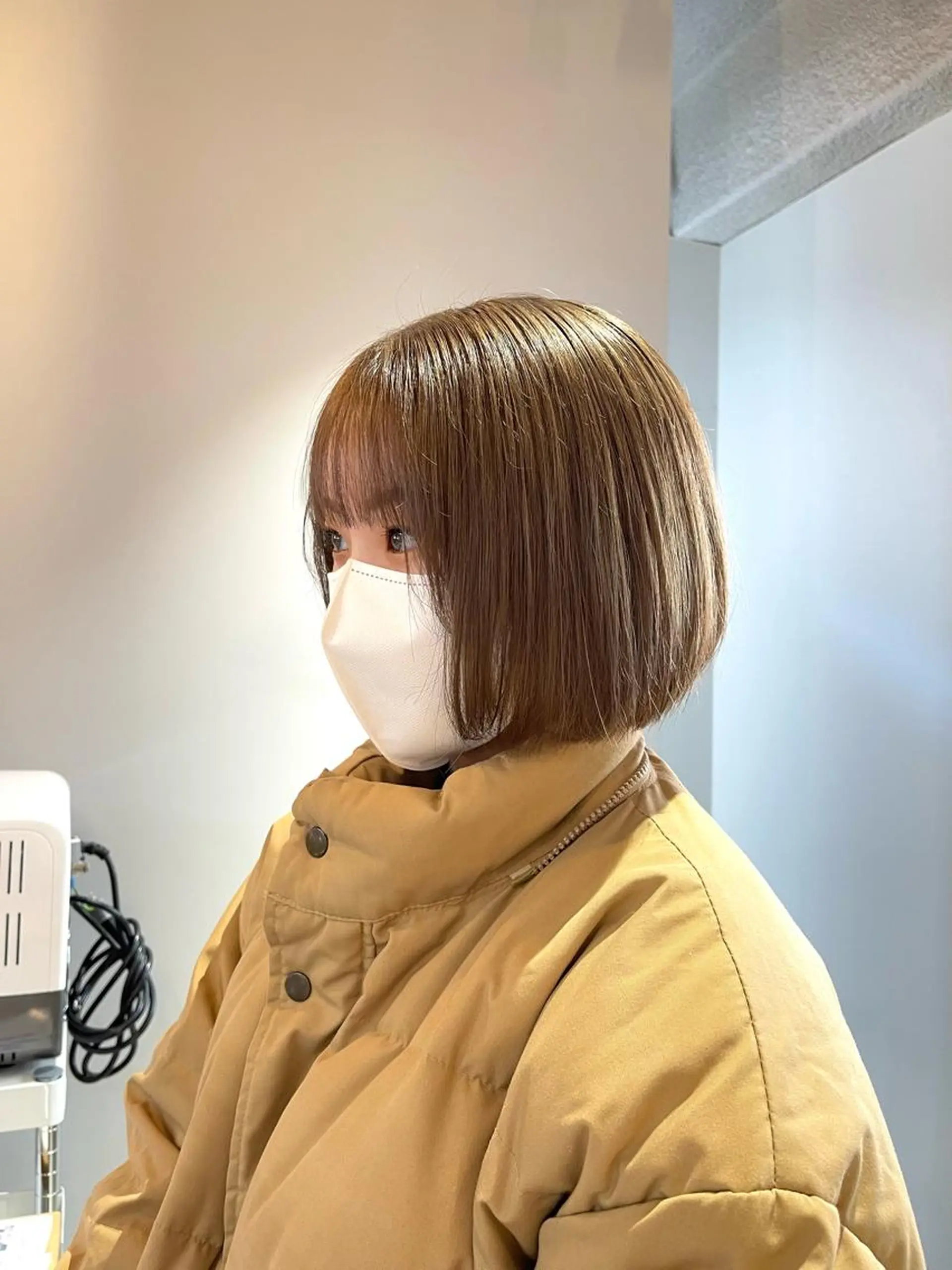 ショート カラー ハイトーンカラー ボブ ヘアカラー ROCCOeast Rukaのヘアスタイル
