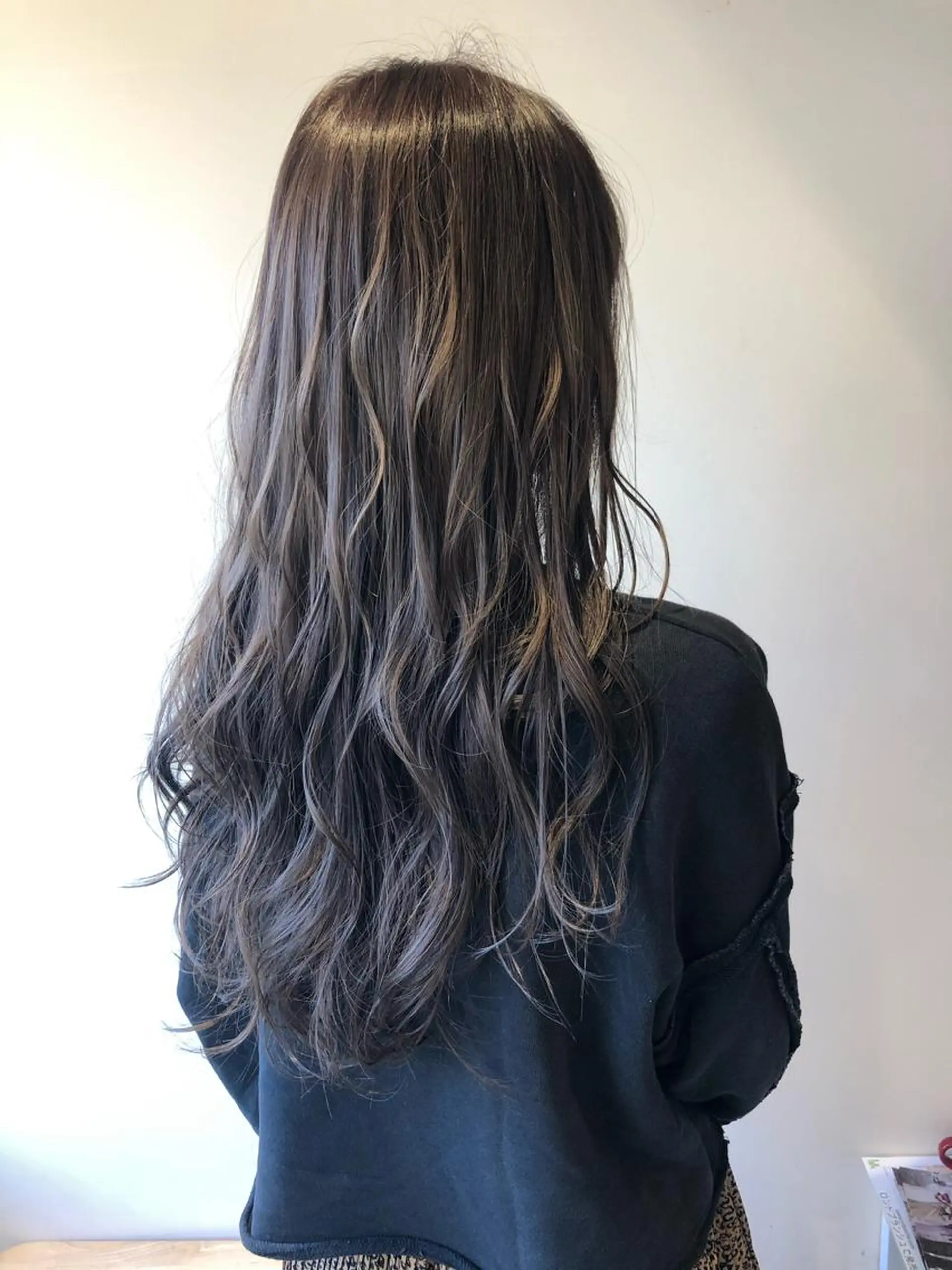 ロング ヘアカラー トリートメント ボブ韓国風レイヤー 髪質改善/畠中ケントのヘアスタイル