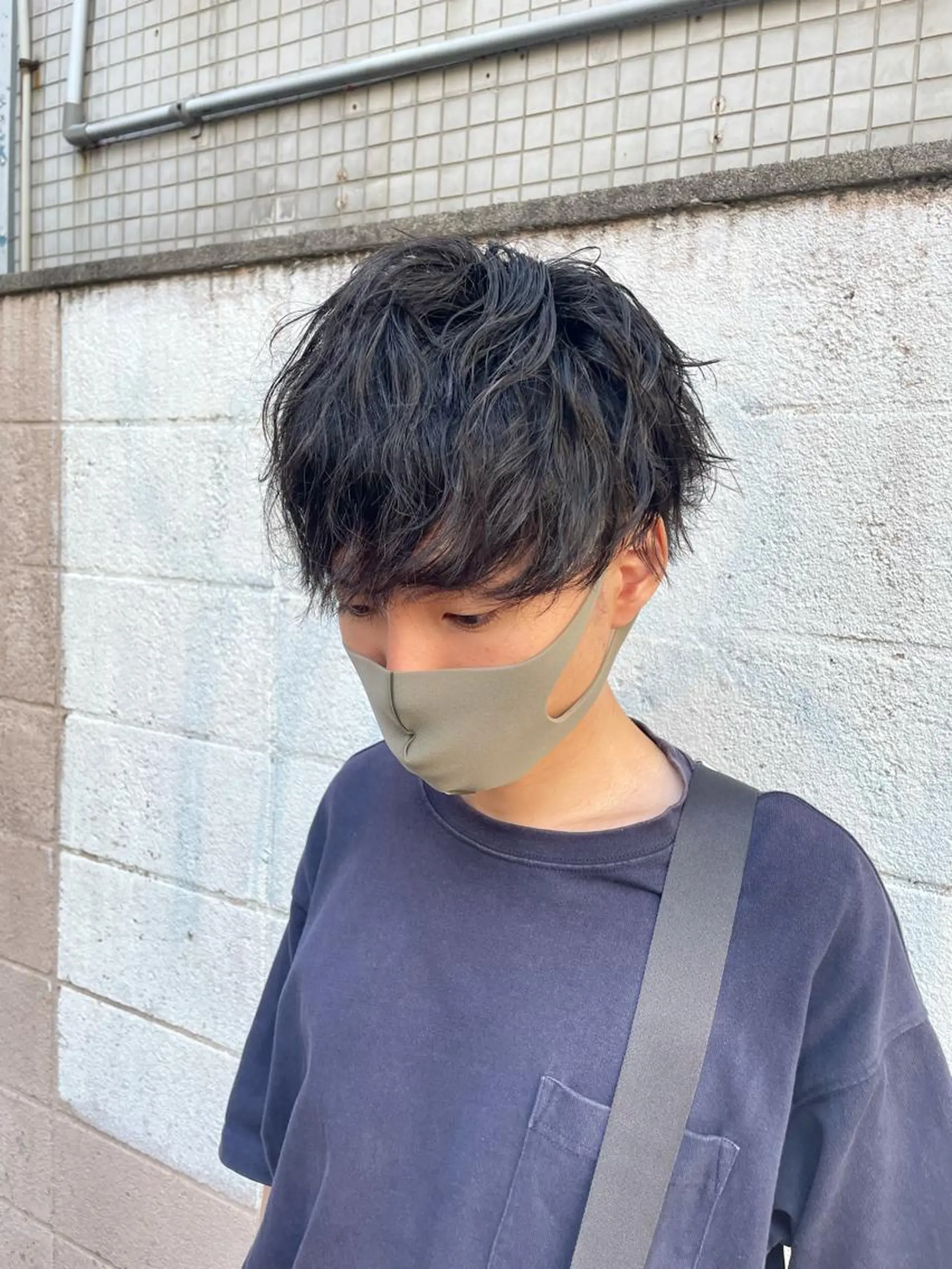 ミディアム 渋谷 ミモザワークス タニグチヨシユキのヘアスタイル