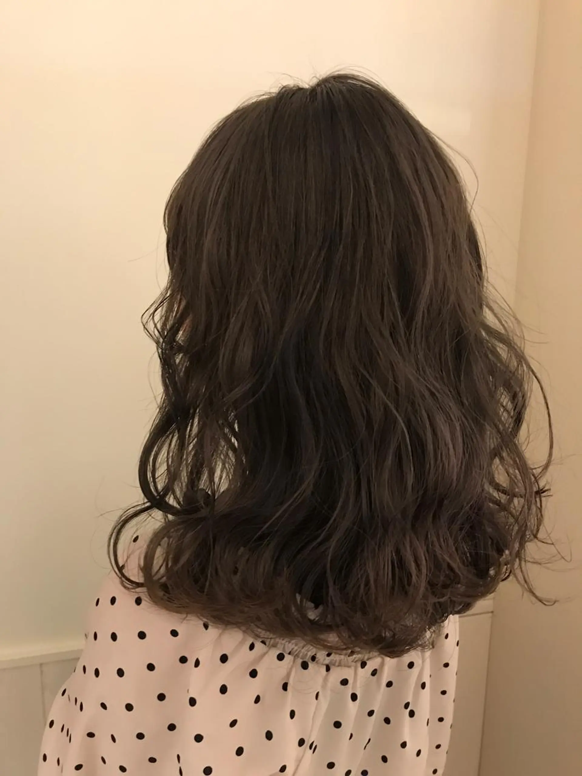 セミロング カラー ブリーチ グレージュ トリートメント カット ヘアカラー トリートメント 清水 ちひろ ✄トップスタイリストのヘアスタイル