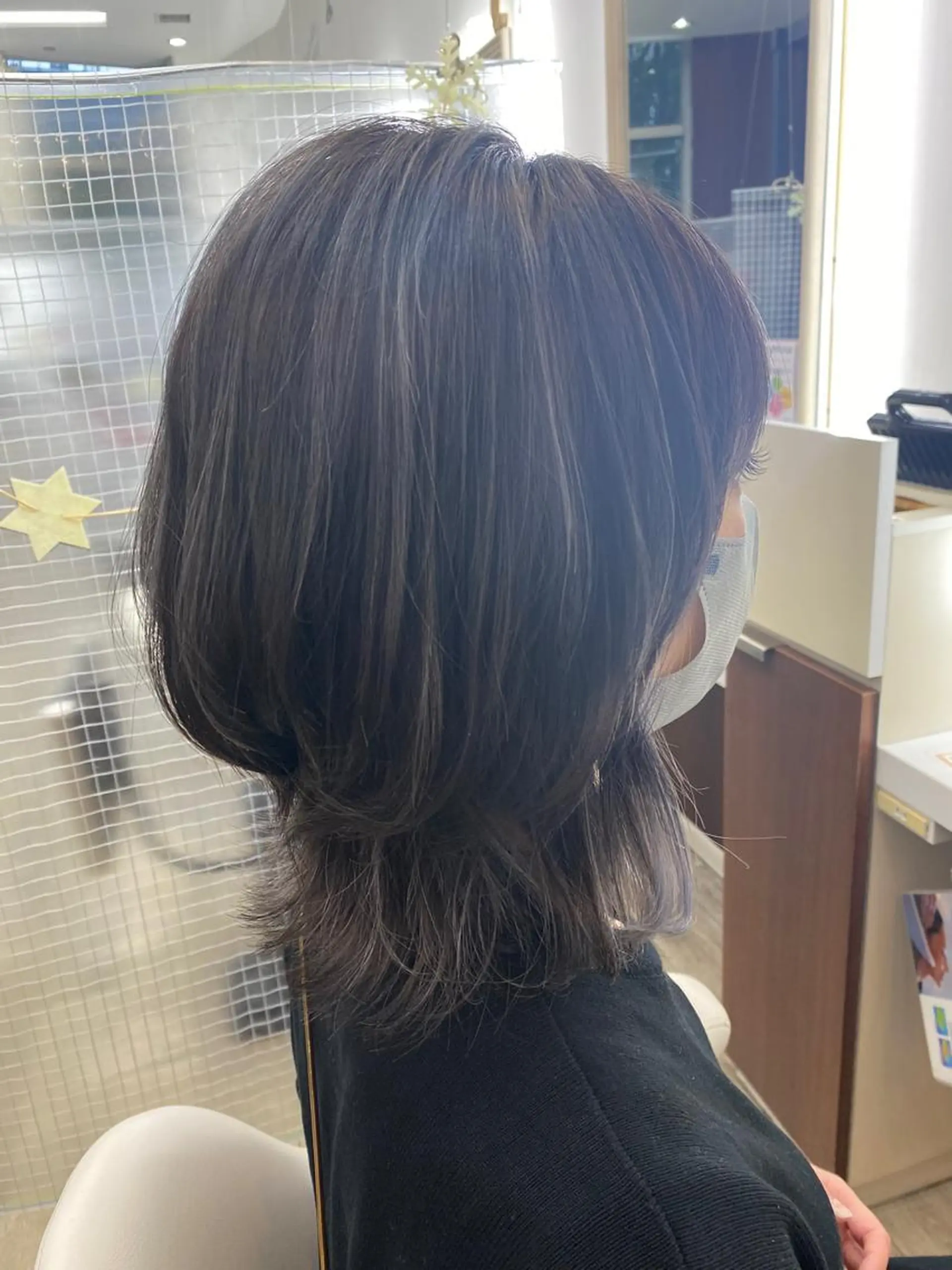 ミディアム カラー ハイライトカラー ハイライト 市川 博紀 副店長のヘアスタイル