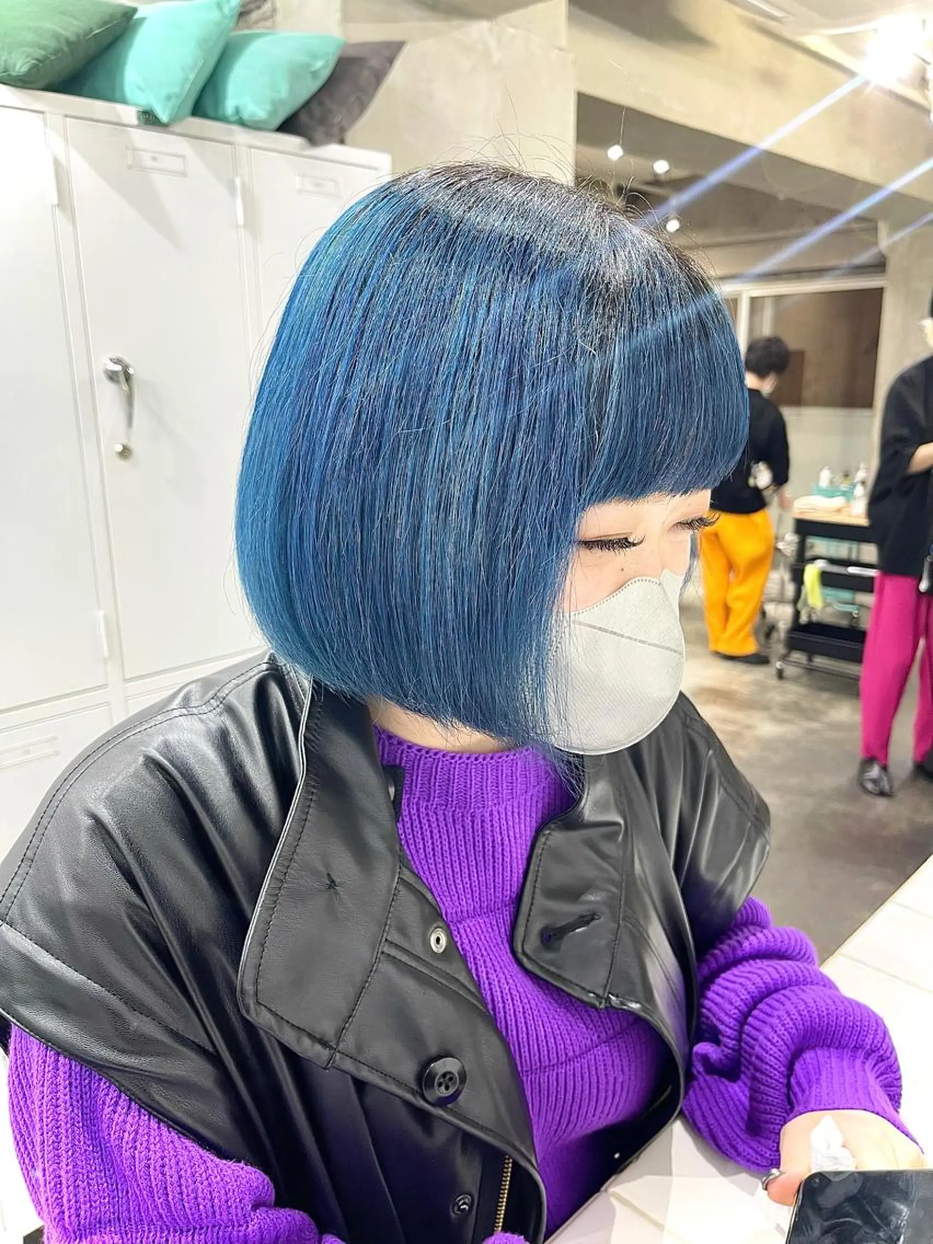 ショート カラー ハッシュカットとハイ トーン/HIROKIのヘアスタイル