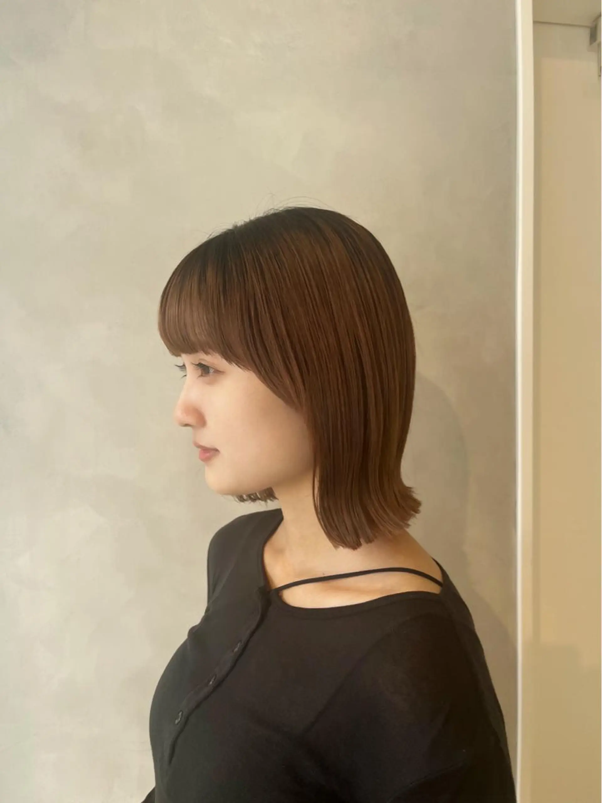 ショート カット ヘアカラー トリートメント ボブ/ベージュ/ パーマ🪿近森ゆいのヘアスタイル