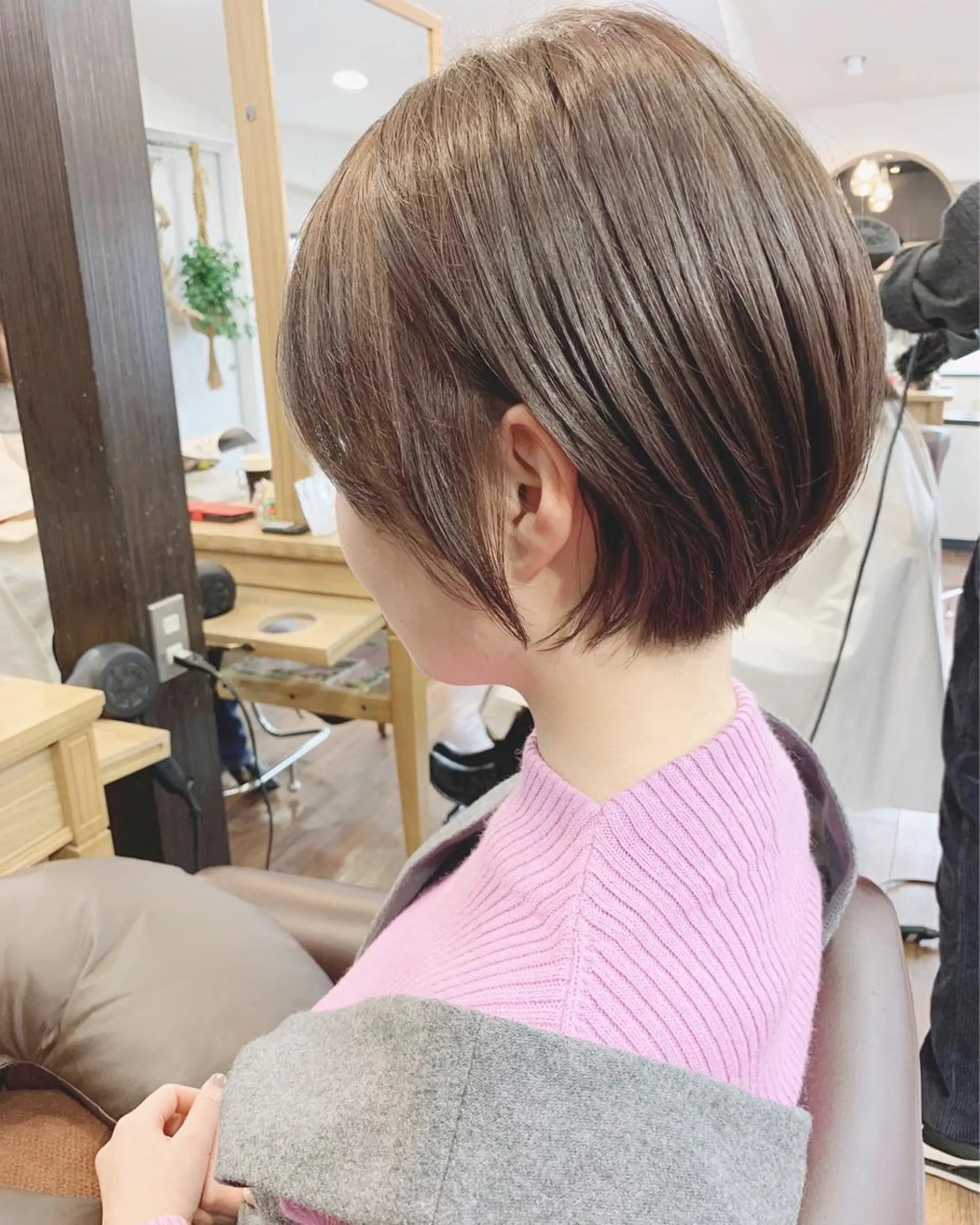 ショート 顔周りカット 似合わせカット レイヤー/顔周り 田山　穂波のヘアスタイル