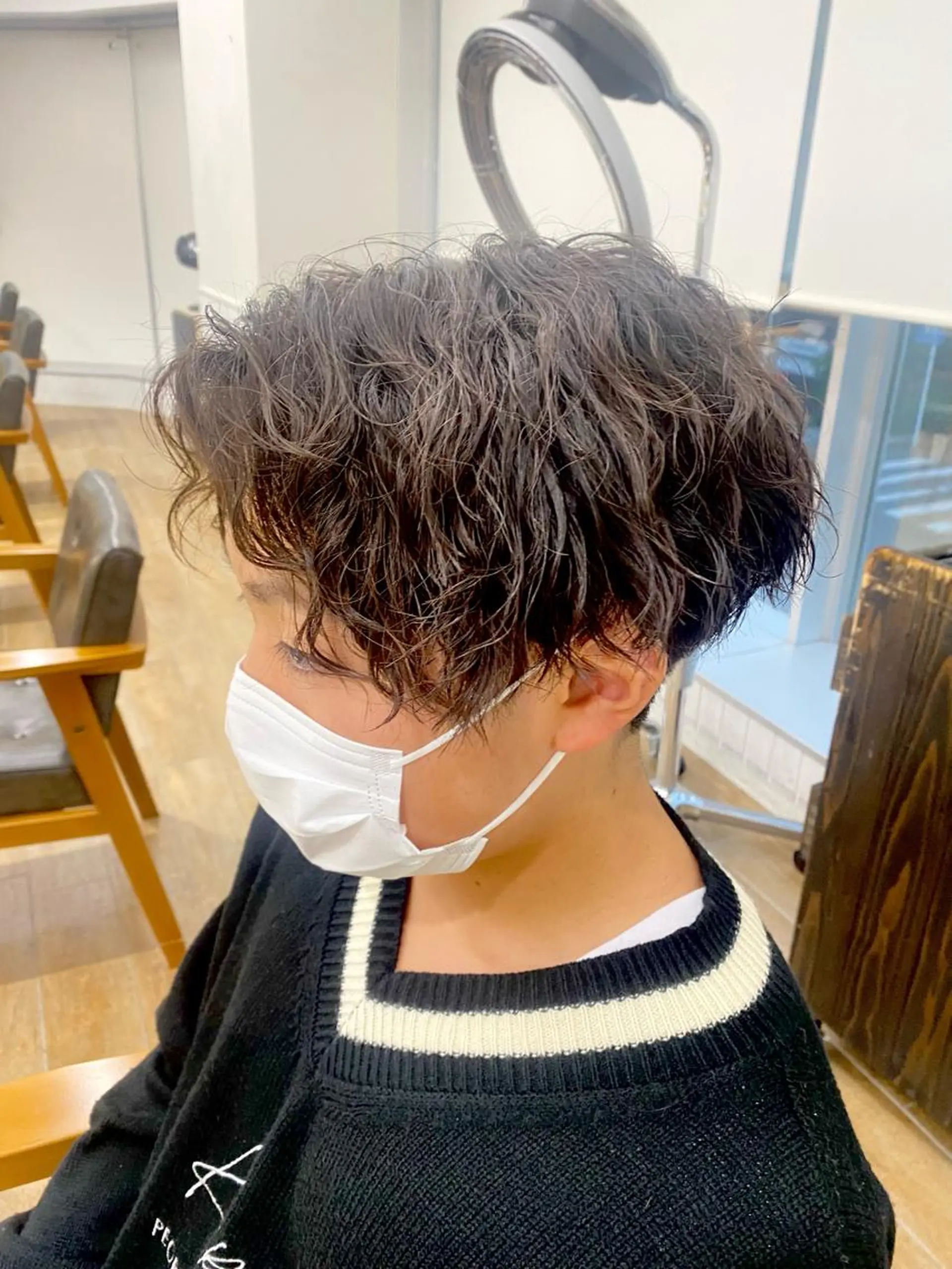 カラー パーマ メンズ ✨メンズパーマ特化 アリサ✨のマツエク・マツパデザイン