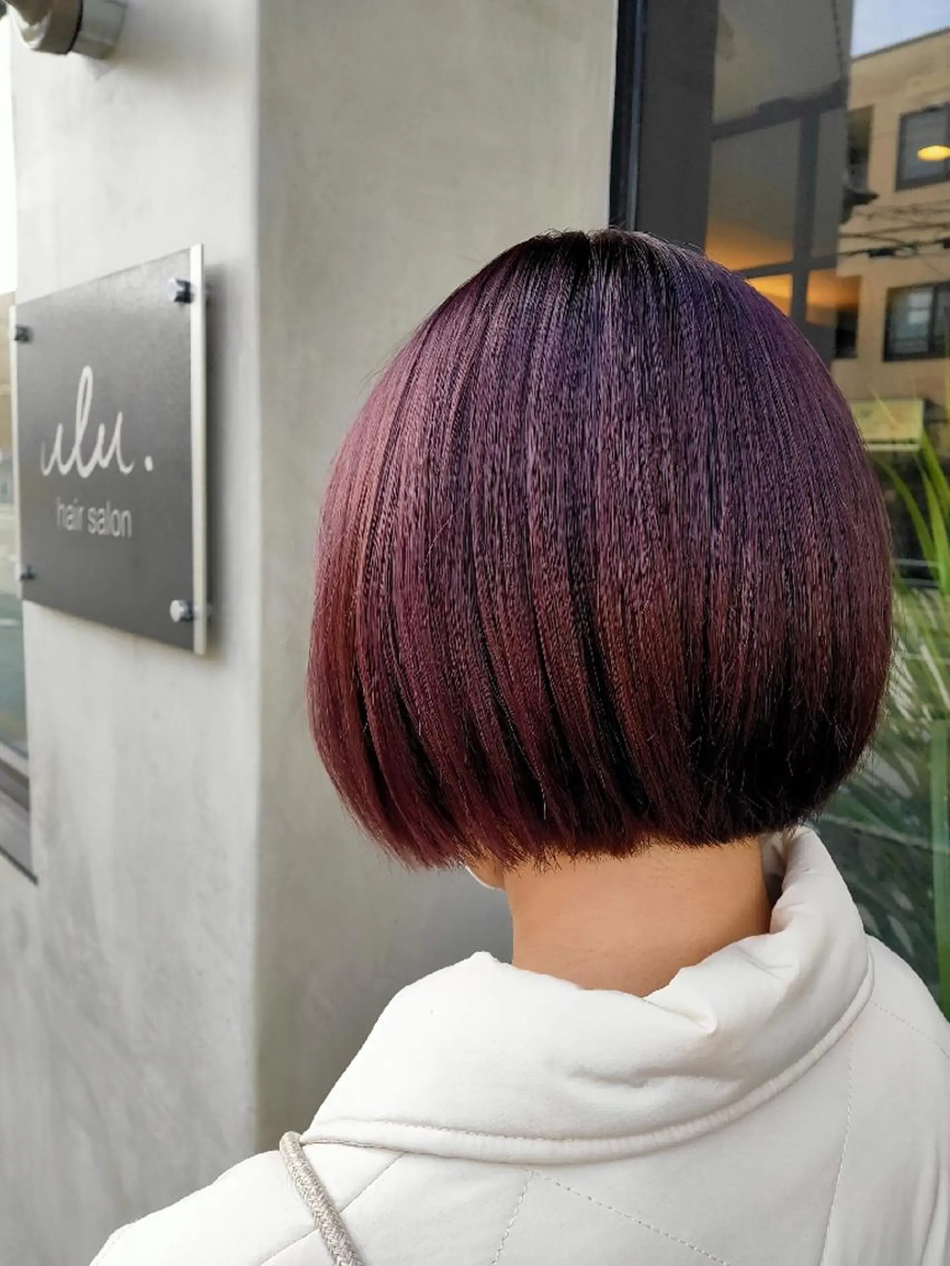 ミディアム カラー イルミナカラー 五十嵐 野乃佳のヘアスタイル