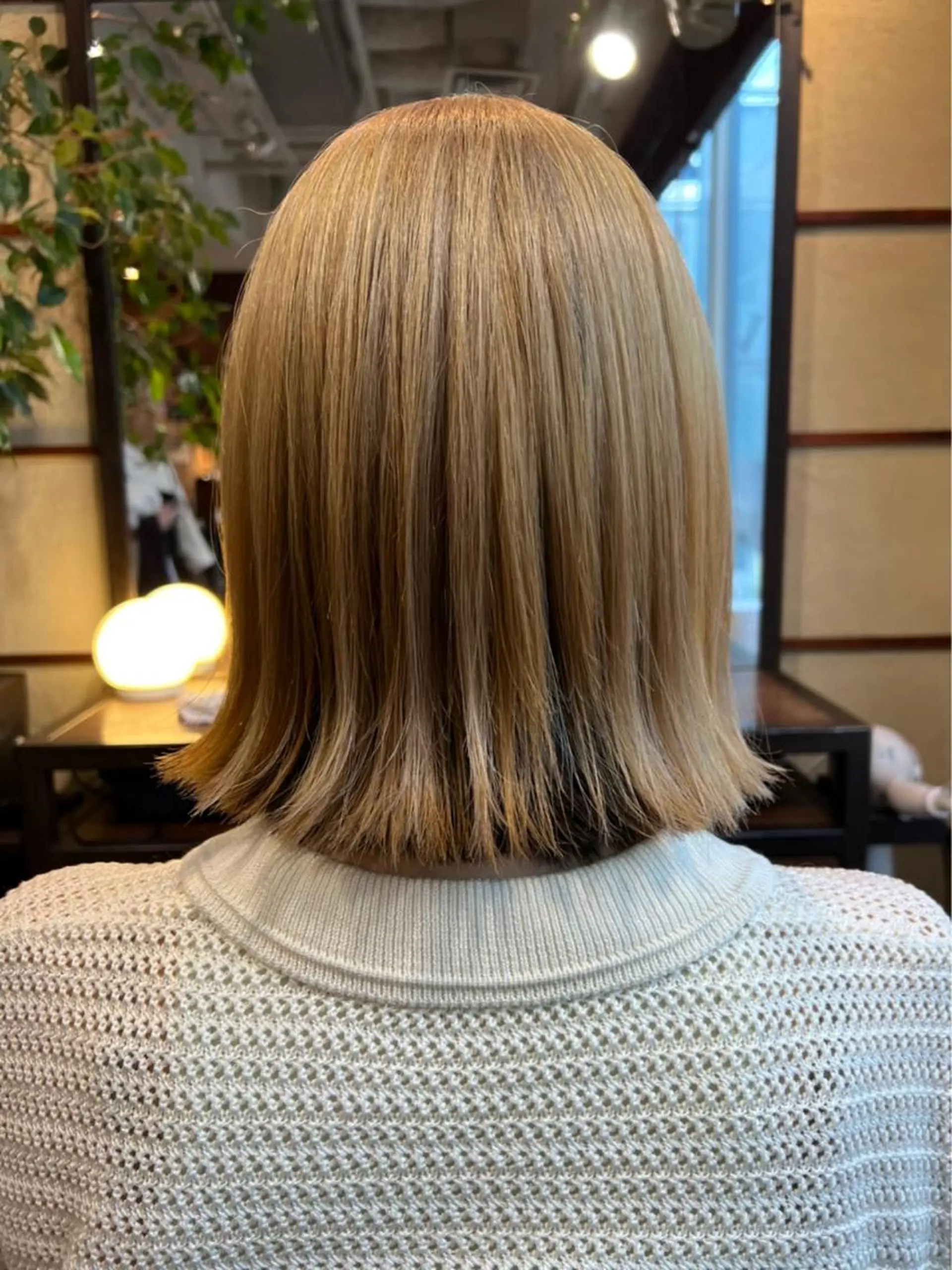 ミディアム ヘアカラー 白井 雅美のヘアスタイル