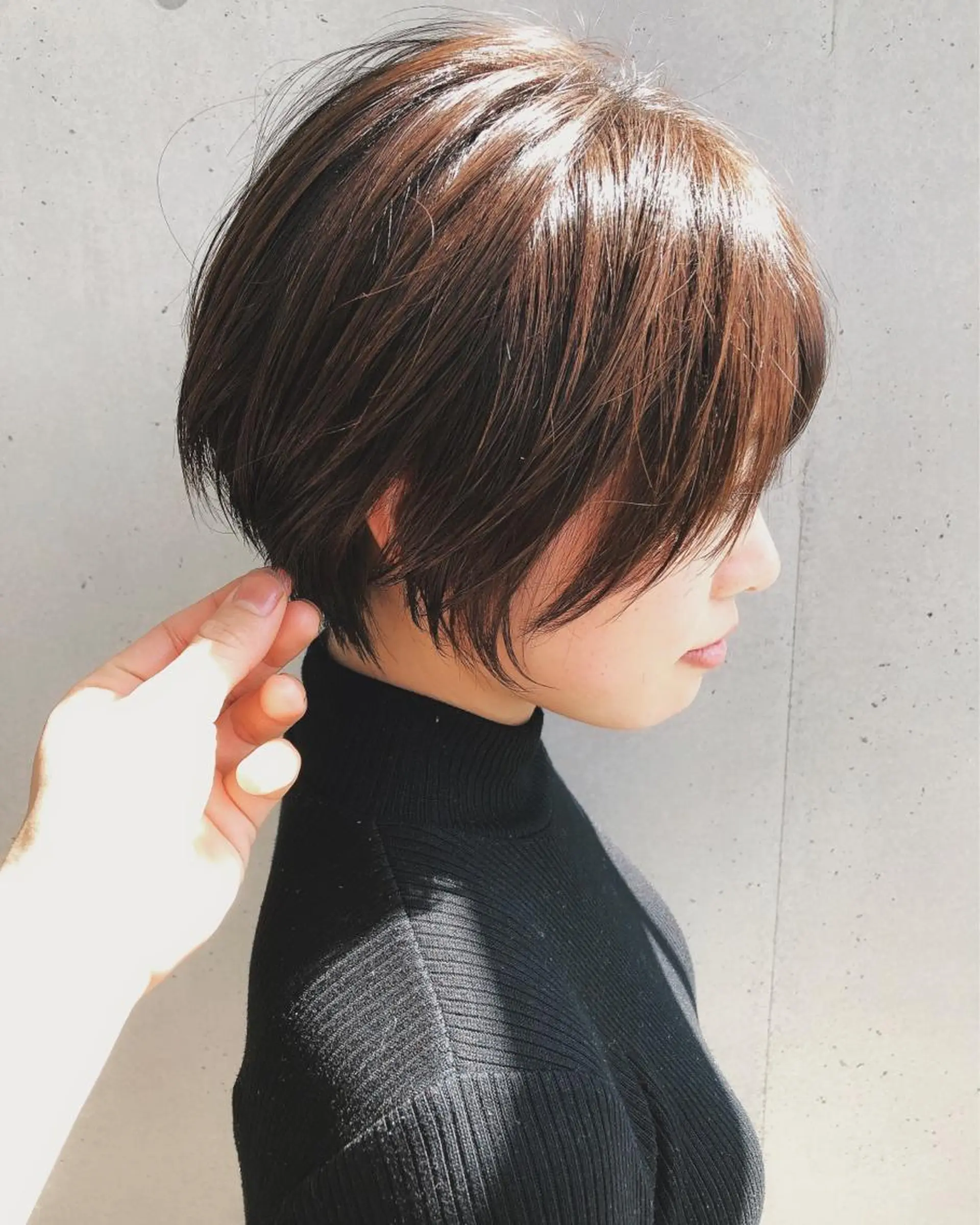 ショート カラー パーマ ヘアアレンジ メンズ キッズ ネイル マツエク・マツパ ショート/ボブ/ パーマ/柏原良亮のヘアスタイル