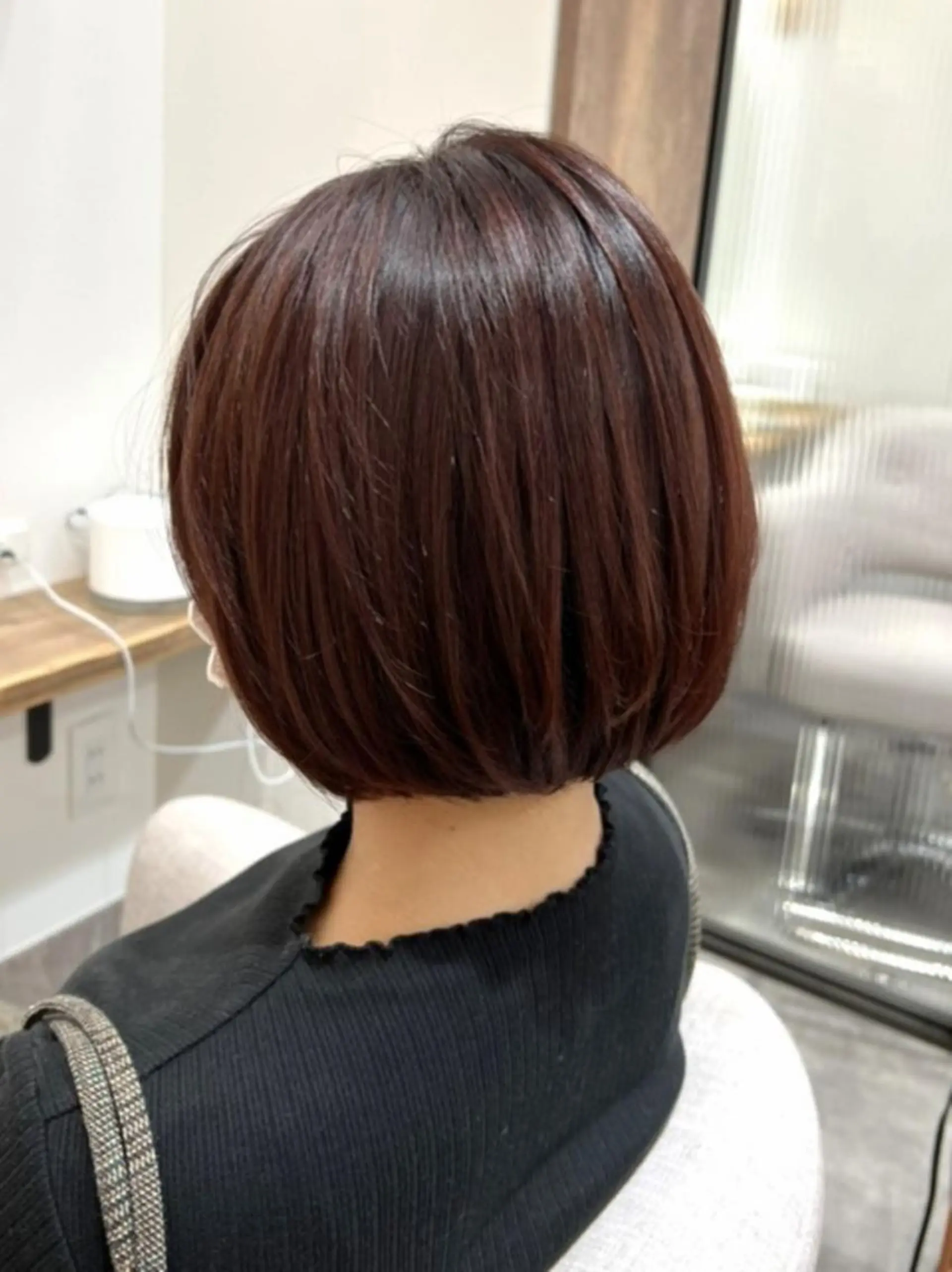 カラー ショート ボブ レイヤーカット Seina セイナのヘアスタイル