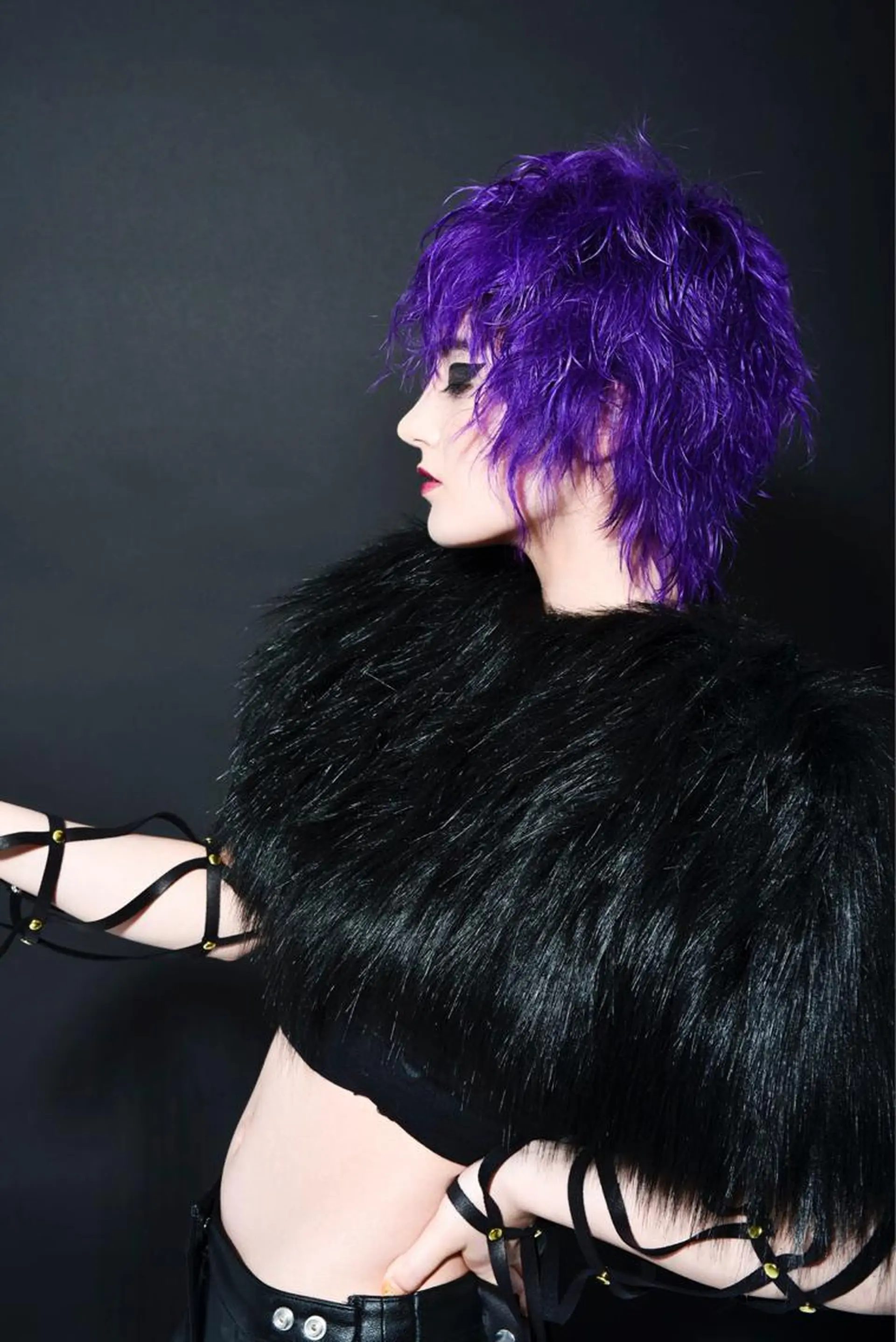 ショート カラー ブリーチ 舘野 太嘉宏のヘアスタイル
