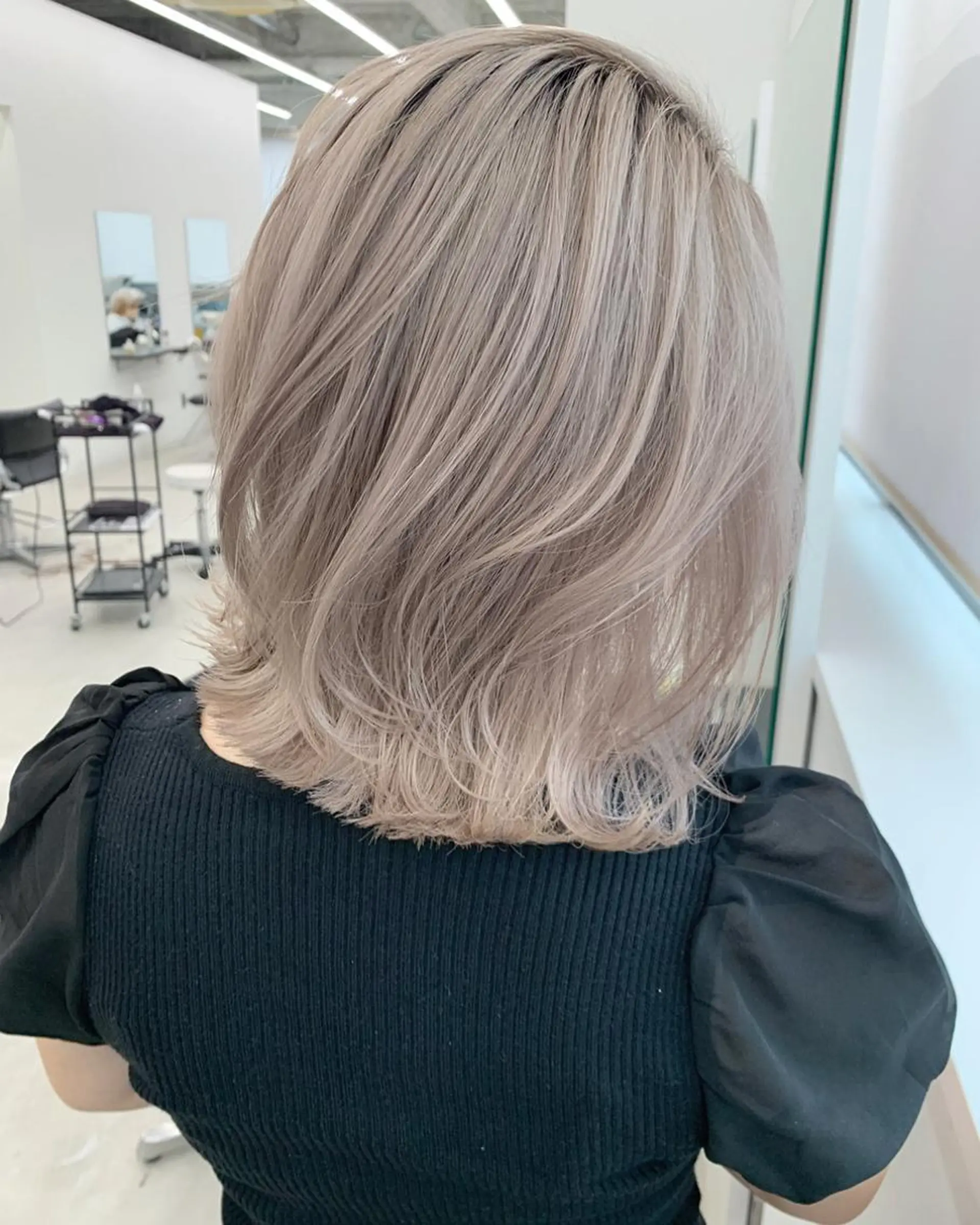 ミディアム LINOET名古屋所属・ダブルカラー🩶上村 純妃🩶名駅徒歩5分のヘアスタイル
