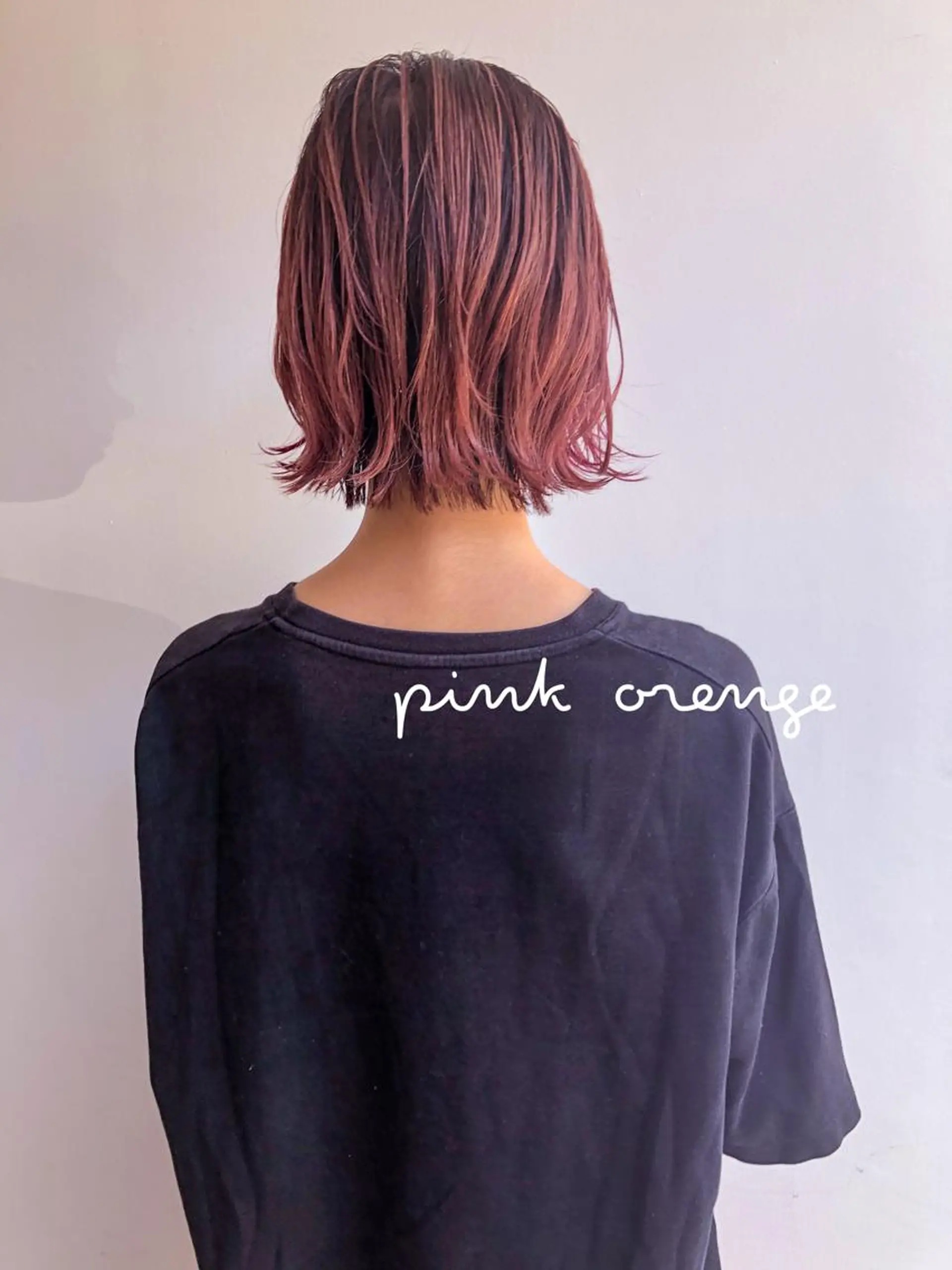 ショート カラー THE DAY所属・AKI HASHIMOTOのヘアスタイル