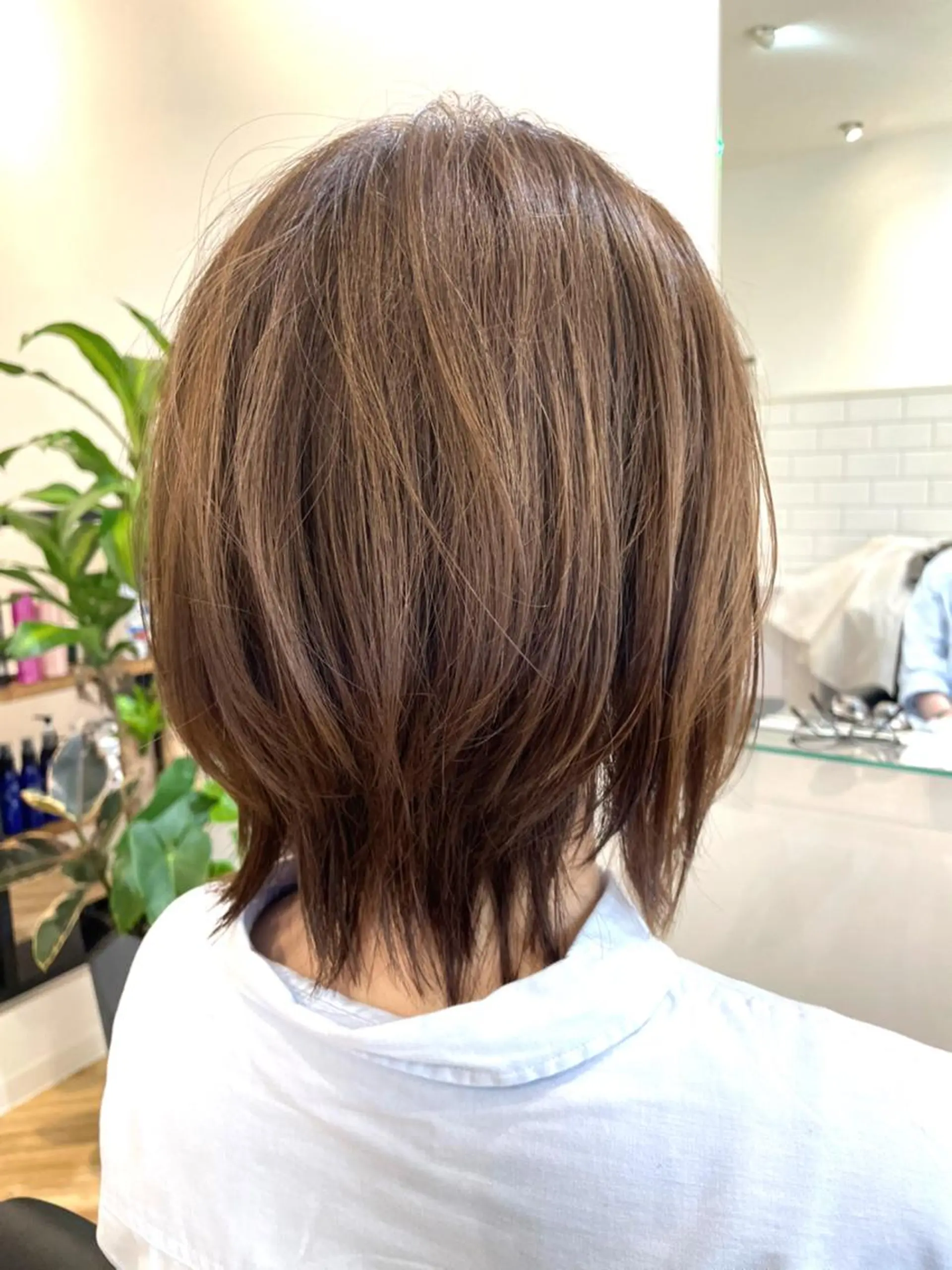 ミディアム カット ヘアカラー トリートメント SEAGULLIII 本通店のヘアスタイル